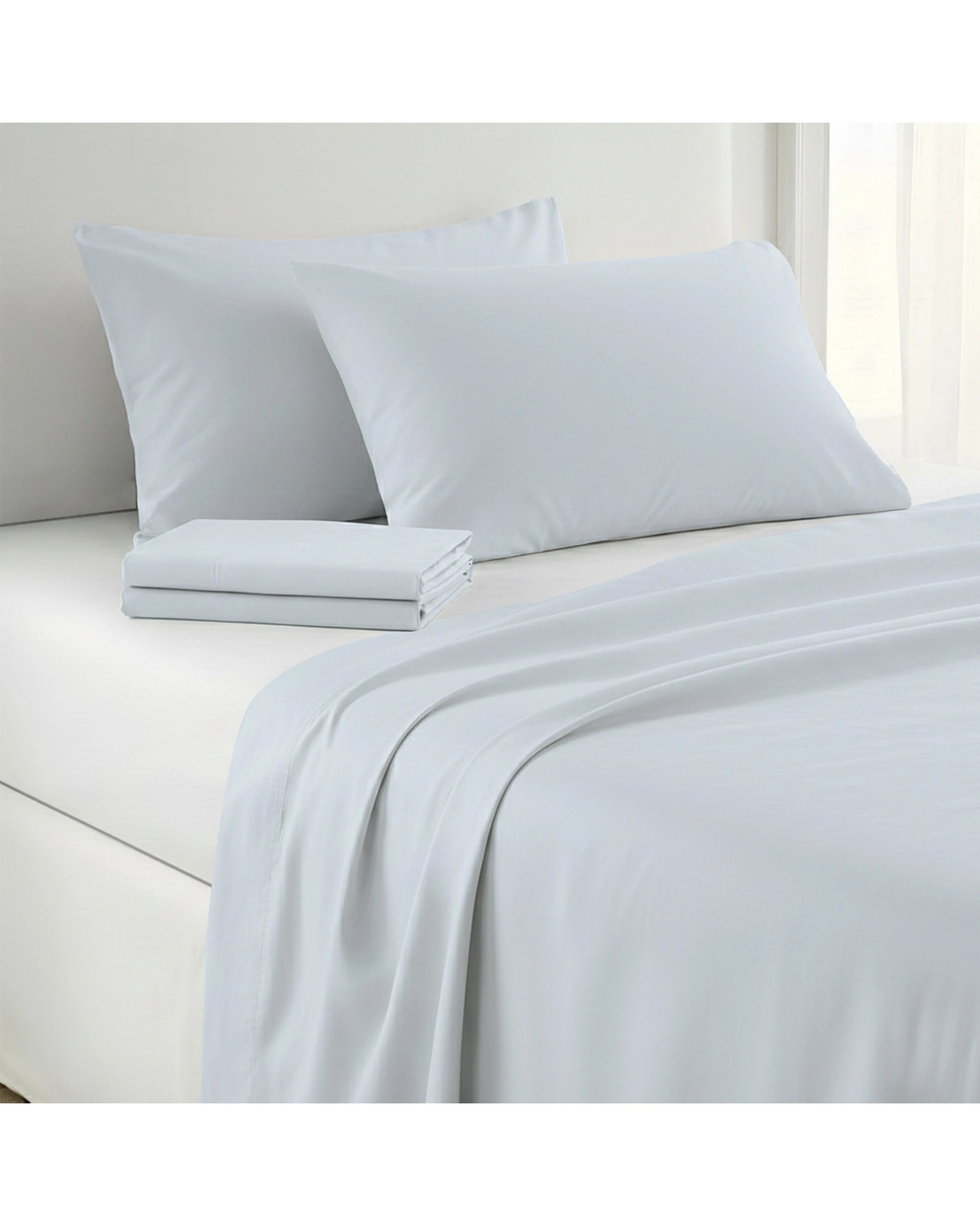 6 Laura Hill 1000 Thread Count Cotton Double Bed Sheet Set 4 Piece Soft Feel Microfibre Blend, 6 of 9