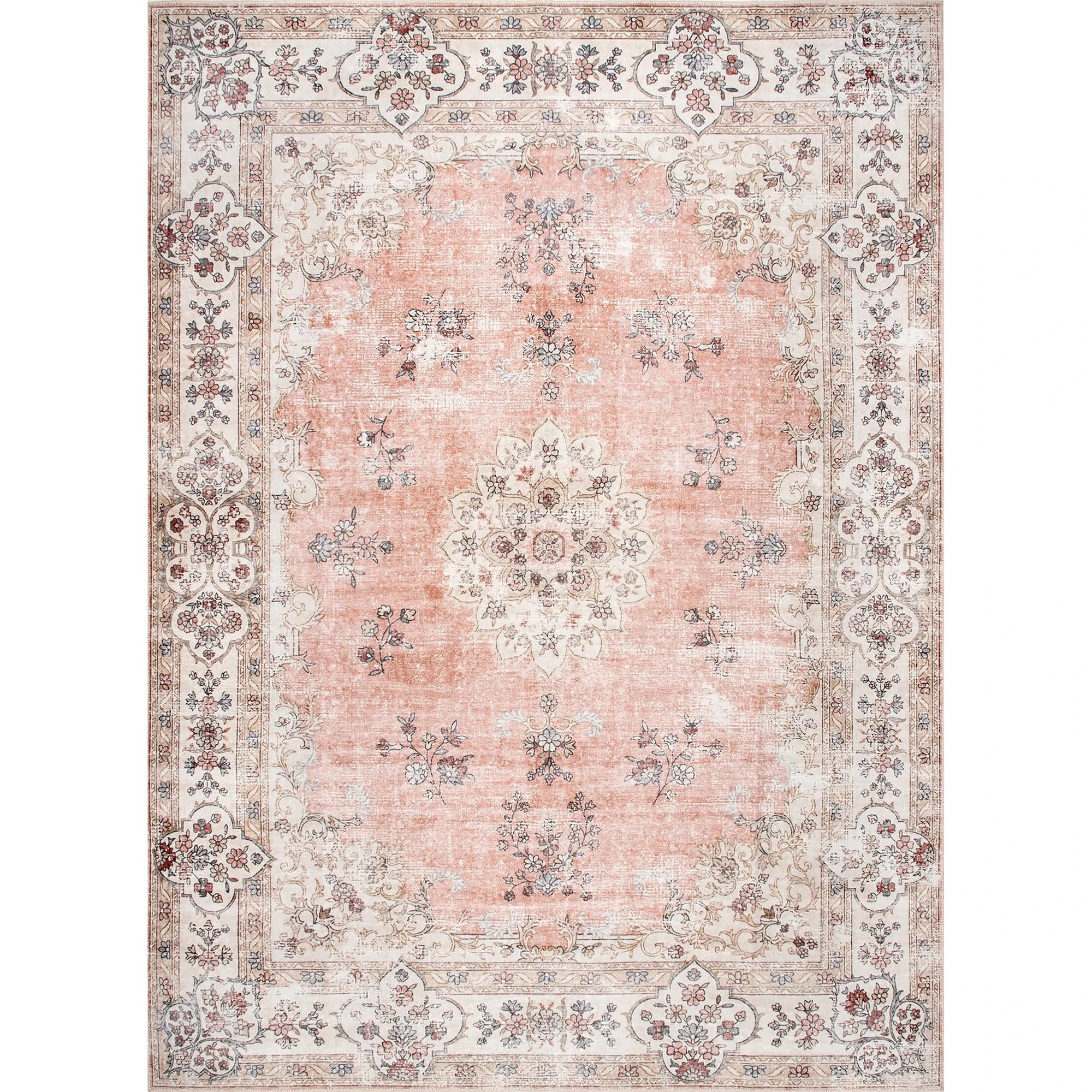 1 Common Ground Rugs Union 74 220x150cm - Pink, 1 of 6