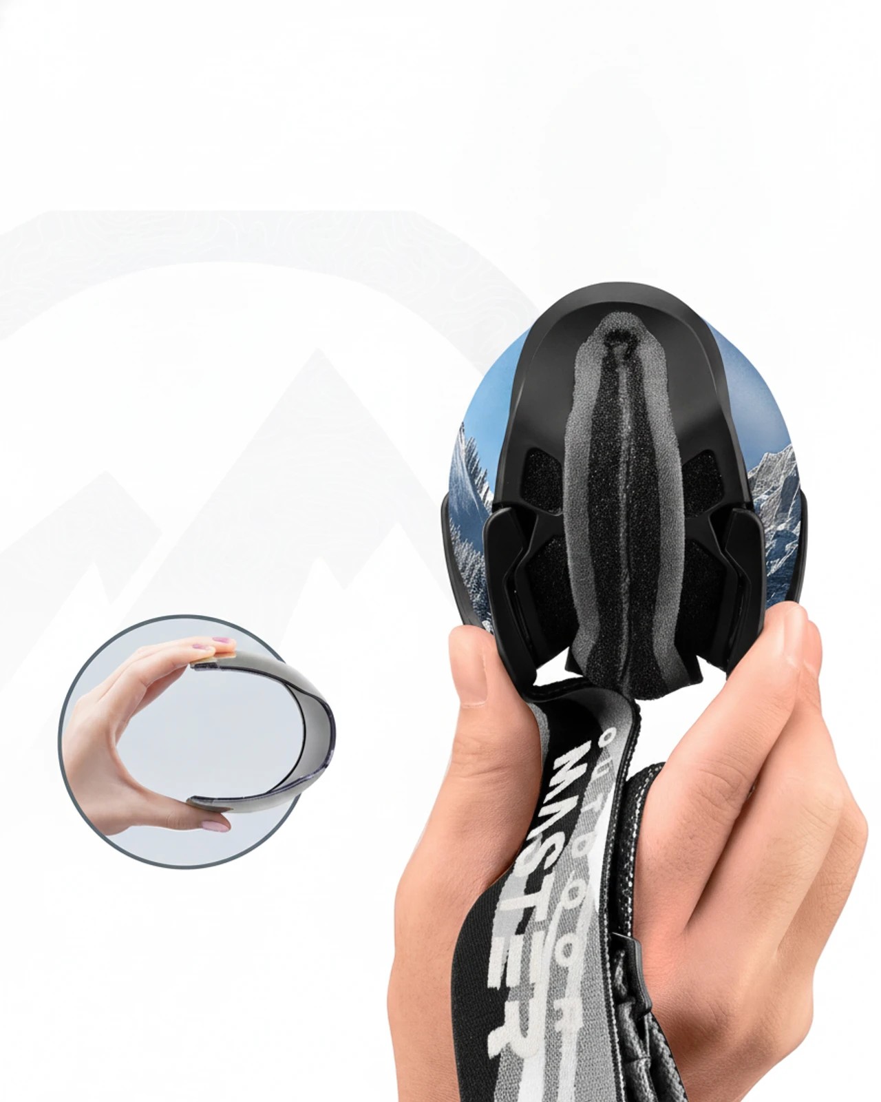 3 OutdoorMaster Adult Youth OTG Anti-Fog UV400 Goggles for Ski Snowboard - Black, 3 of 9