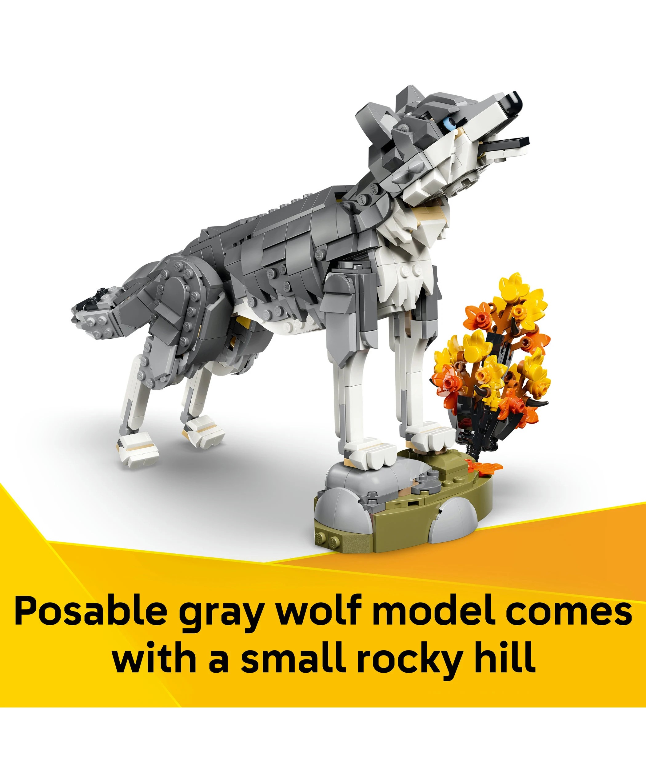 5 LEGO Creator Forest Animals: Grey Wolf 31393, 5 of 10