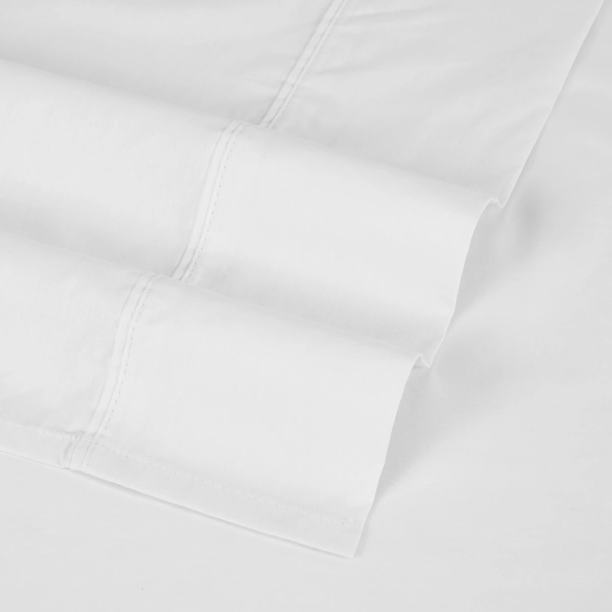 4 225 Thread Count Cotton Rich Sheet Set - Single Bed, White, 4 of 6