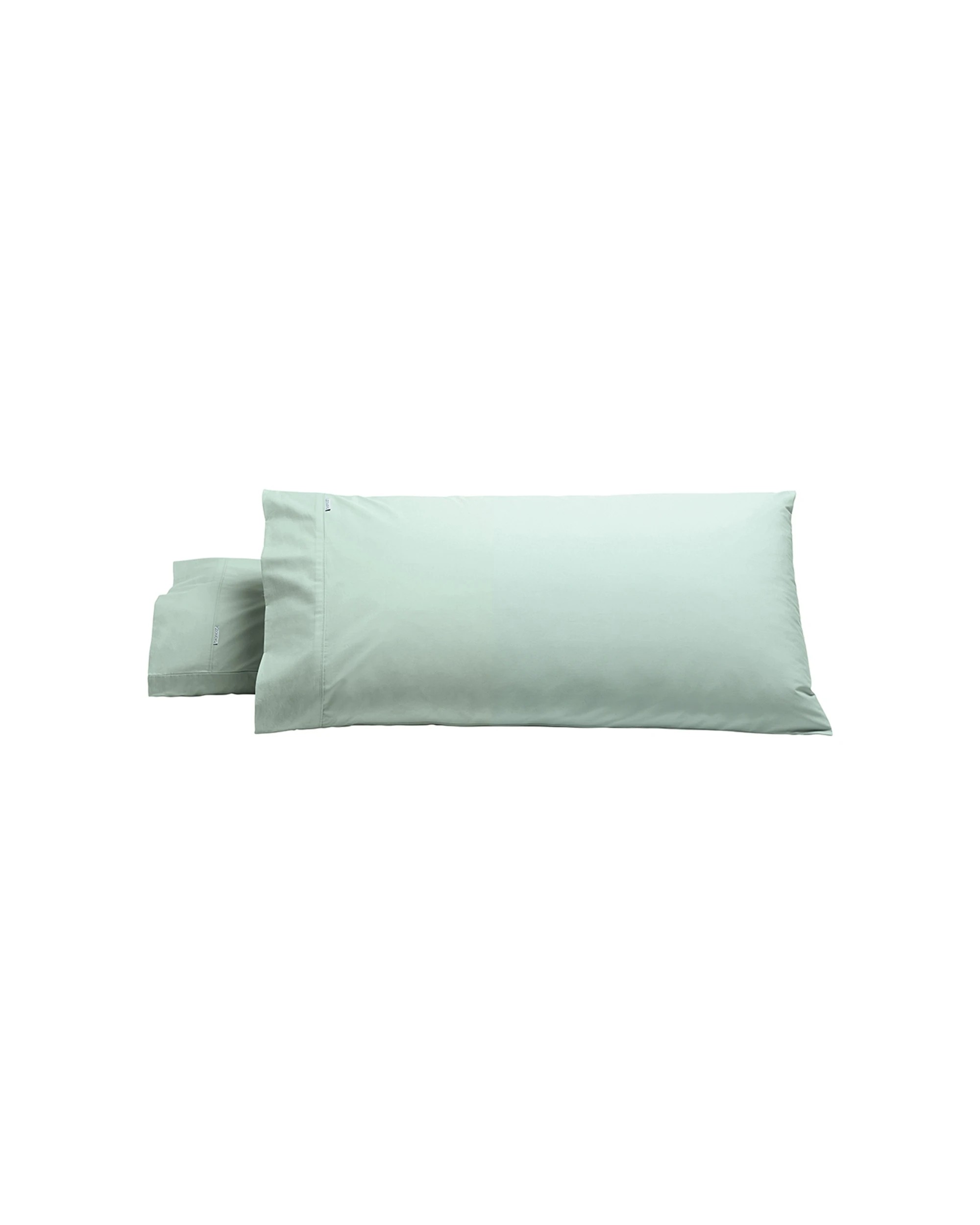 1 Bianca Heston 300TC Cotton Percale King Pillowcases 2pc 50x90cm Sage - Green, 1 of 1