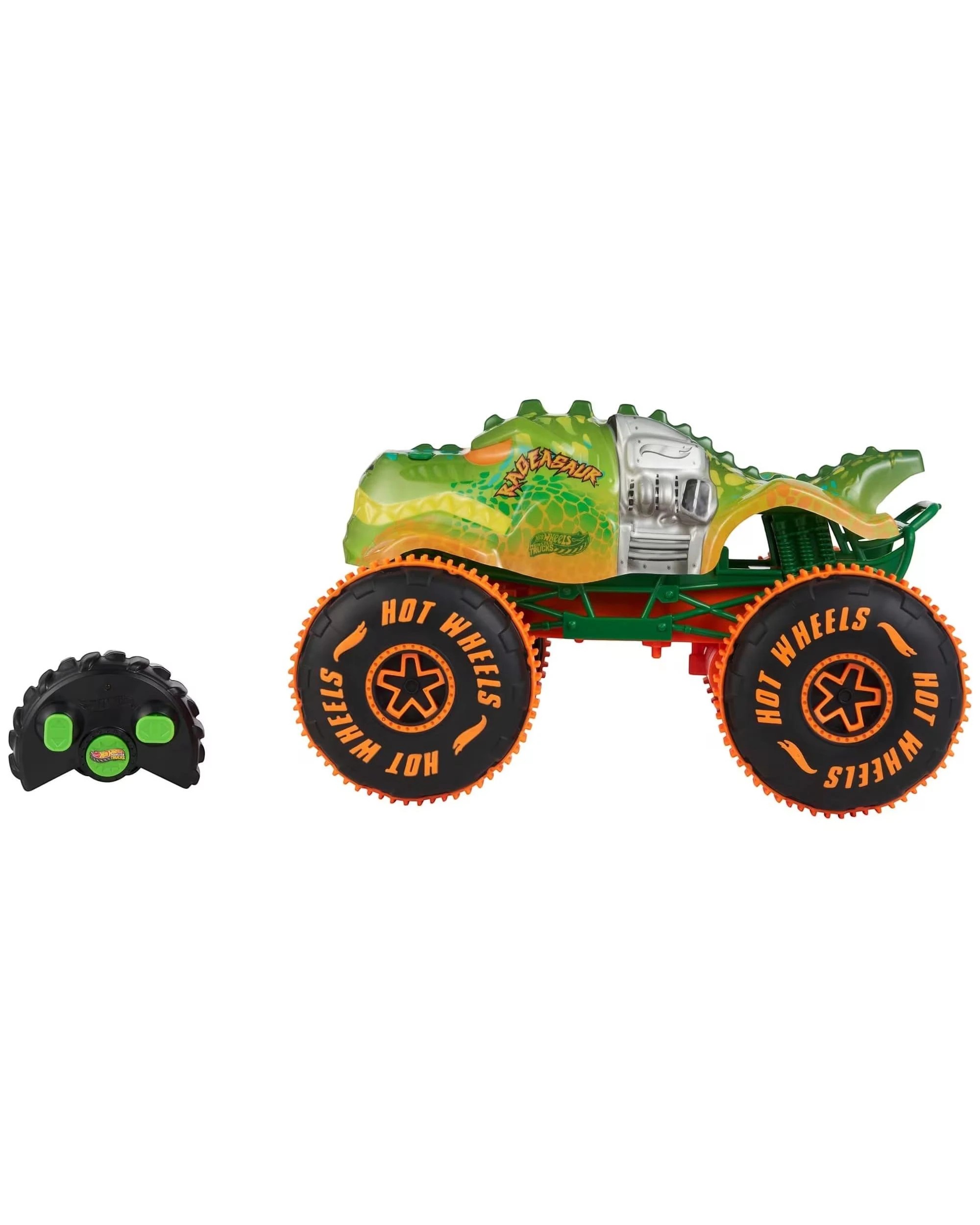 3 Hot Wheels Monster Trucks Sharks VS Dinos Ragesaur Remote Control Vehicle, 3 of 5