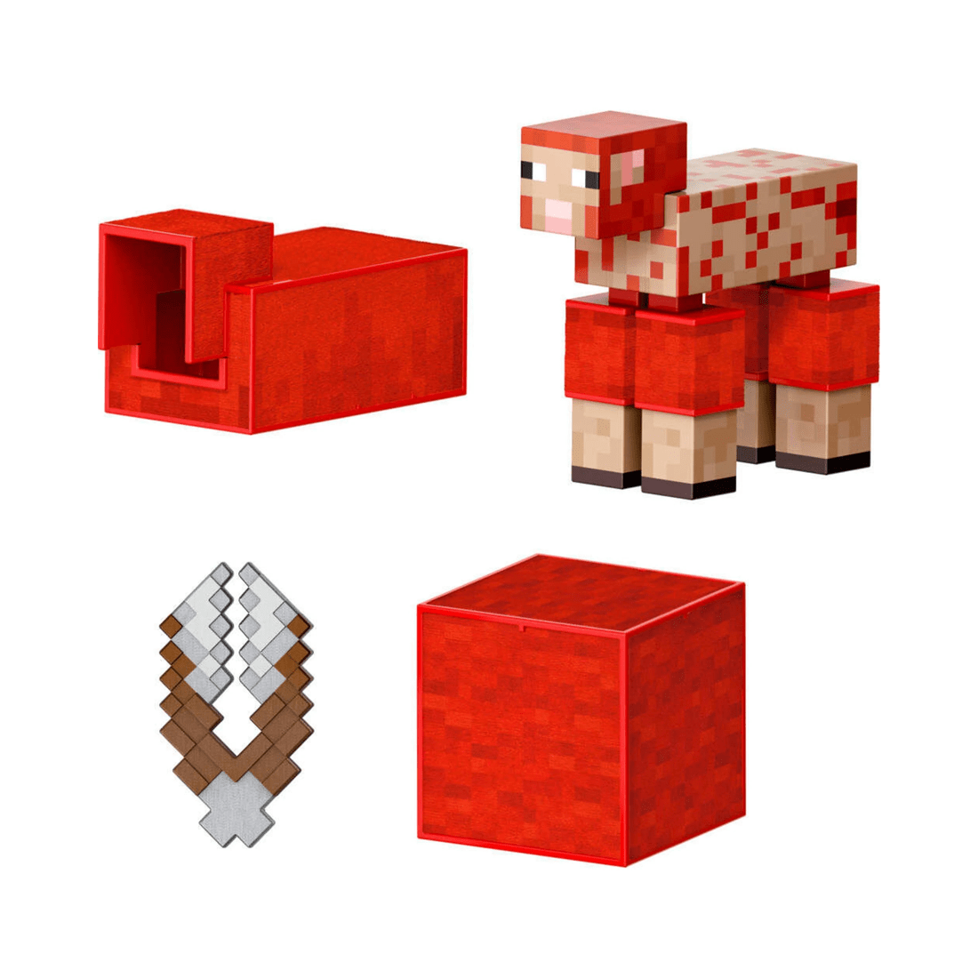 4 Mattel Minecraft Diamond Level Sheep 5.5 inch Action Figure, 4 of 7