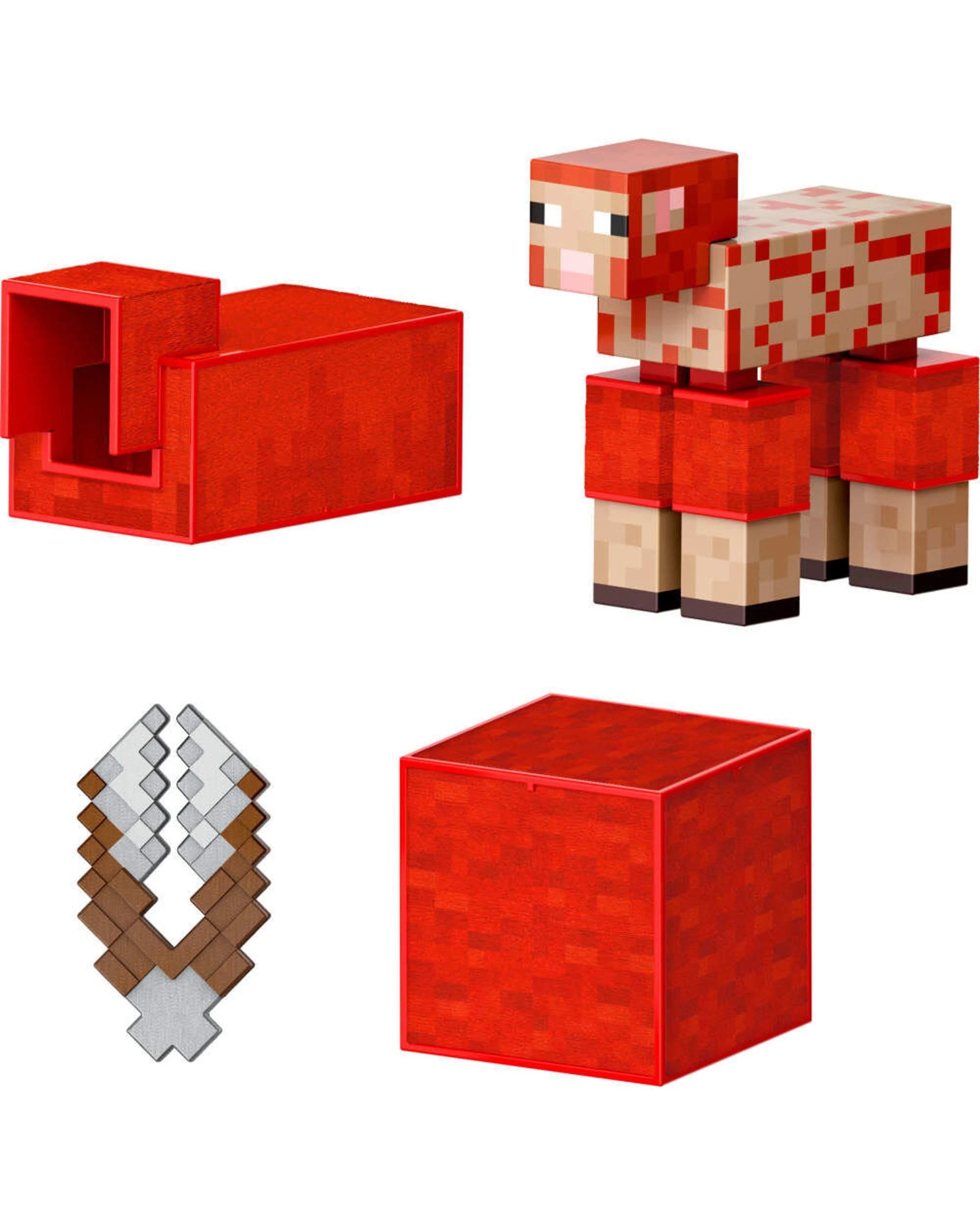 4 Minecraft Diamond Level Sheep 5.5 inch Action Figure, 4 of 7