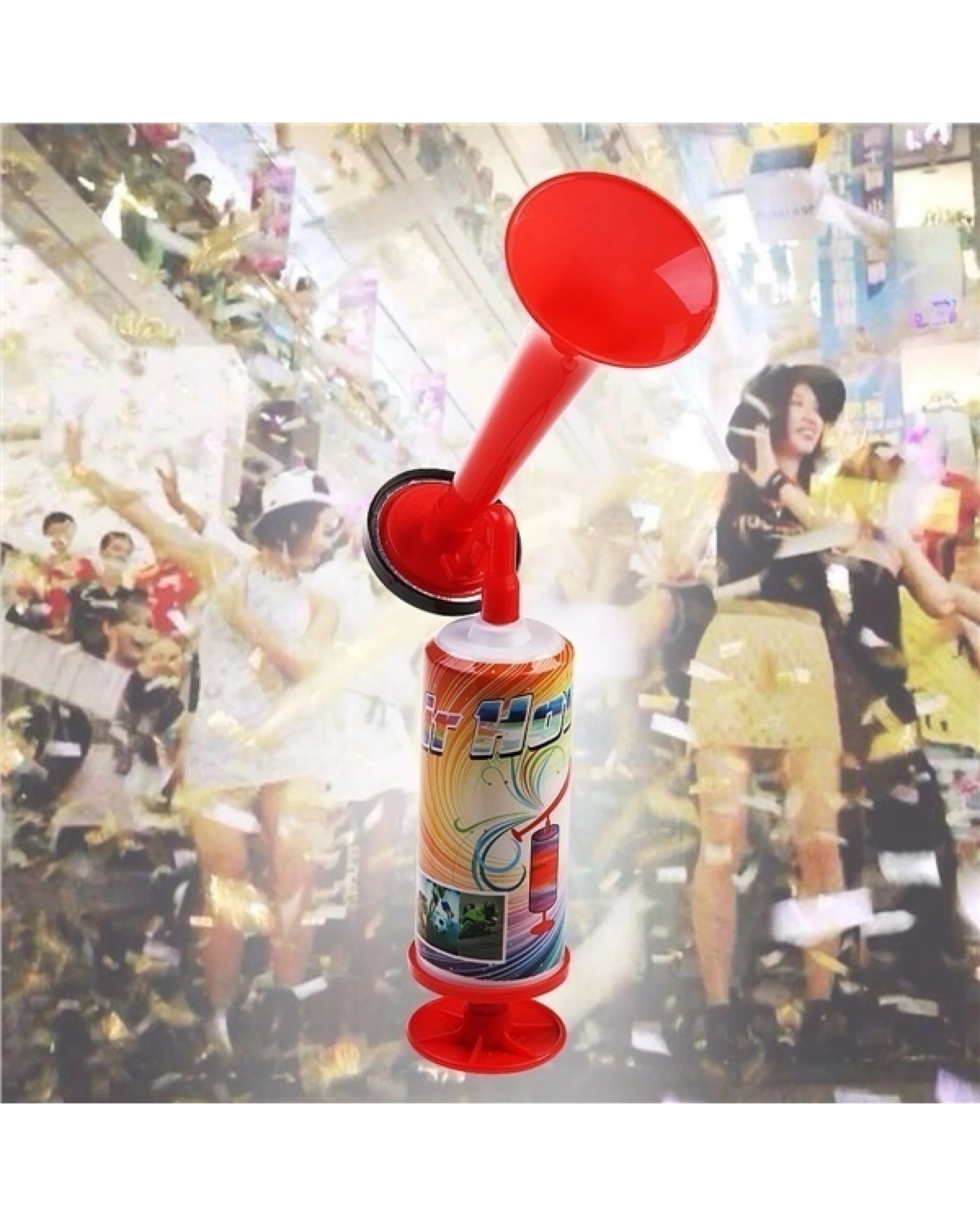 6 BR Costumes Handheld Air Horn Party Prop with Loud Pump Action, 6 of 8