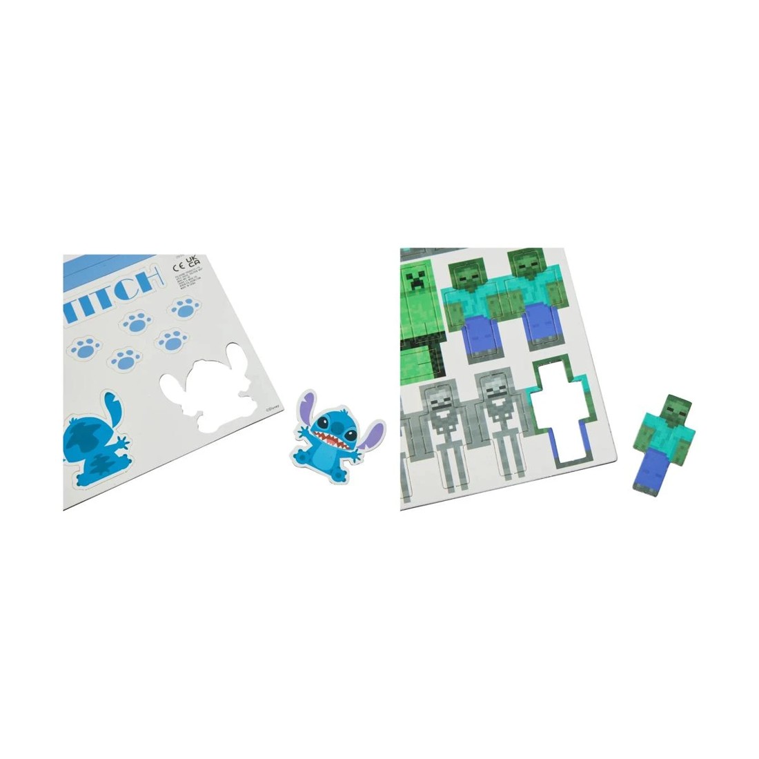 4 Licensed Stitch or Minecraft Magnets - Assorted, 4 of 5