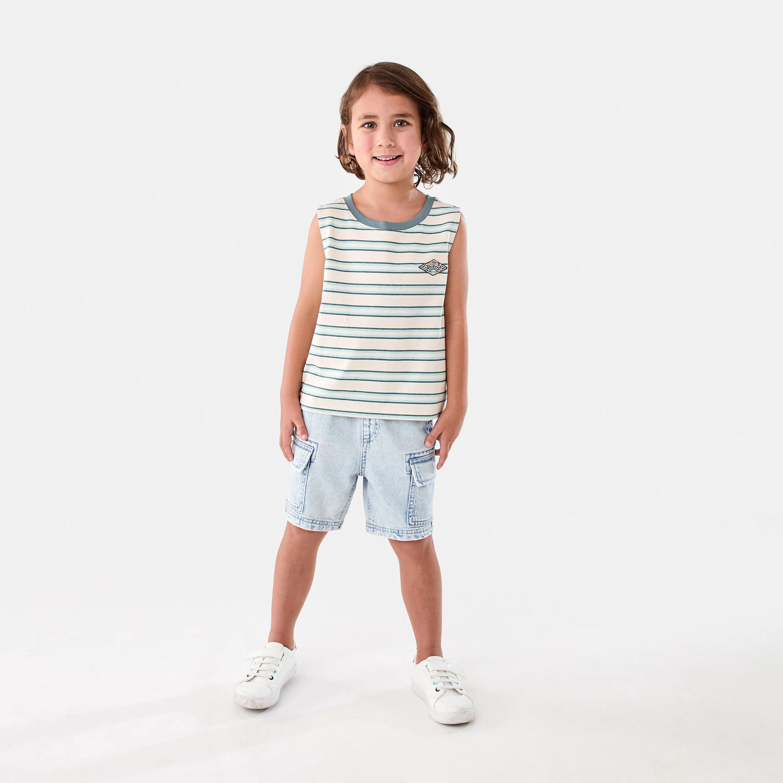6 Oversized Print Tank Bge Stripe, 6 of 7