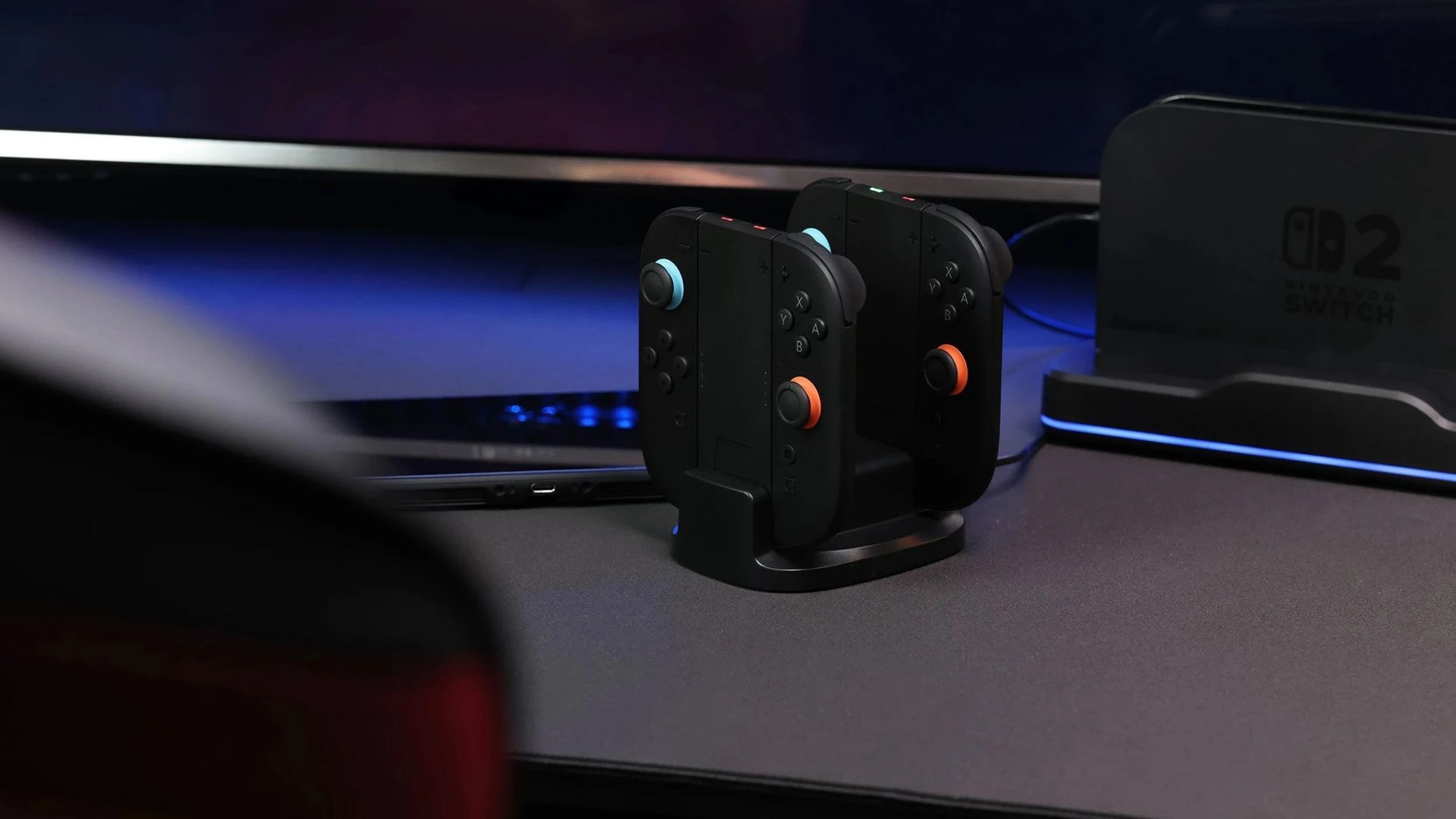 6 Powerwave Compact Dual Charging Stand - Nintendo Switch 2 - Black, 6 of 9