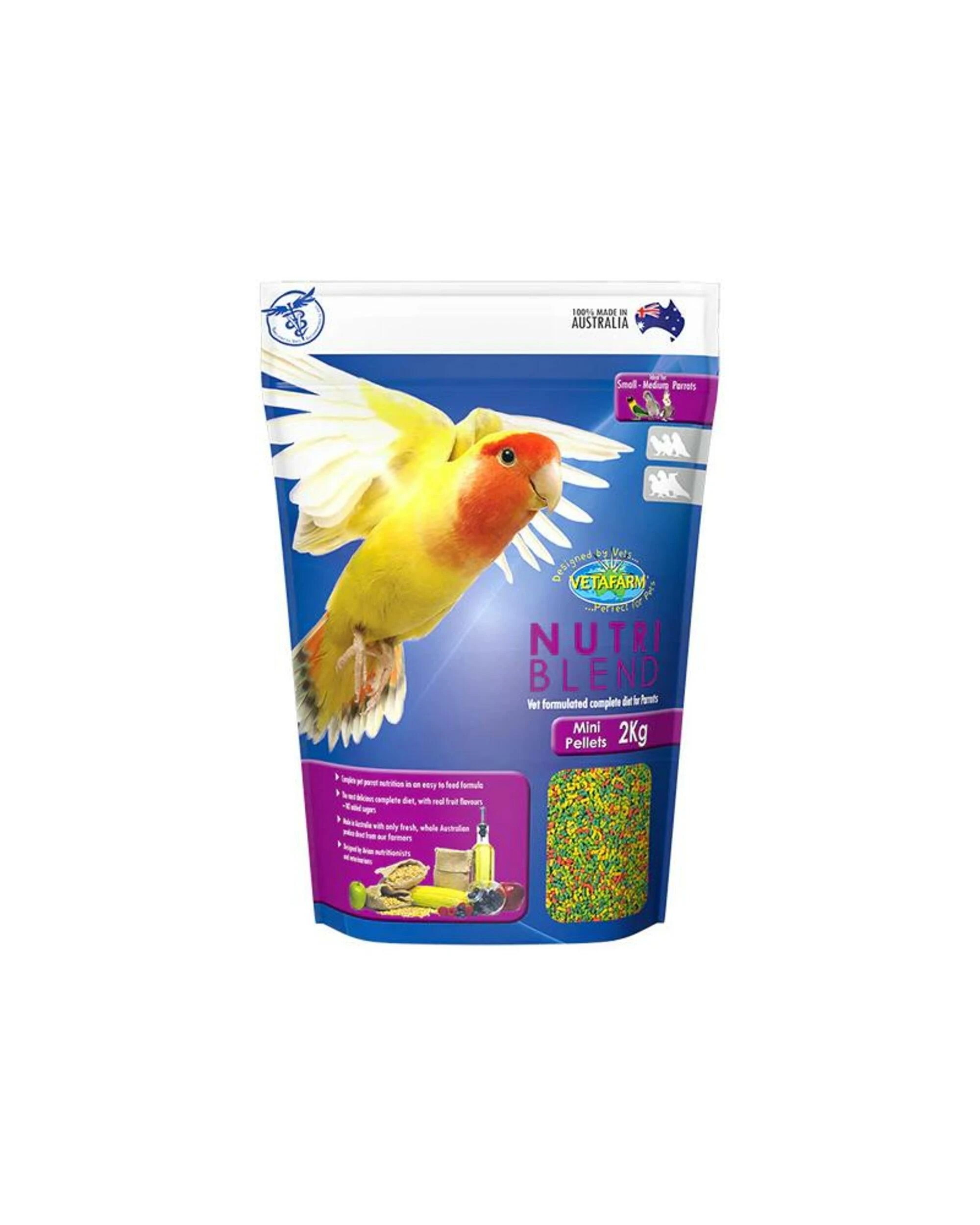 1 Vetafarm Nutriblend Pellets Mini 2kg, 1 of 1