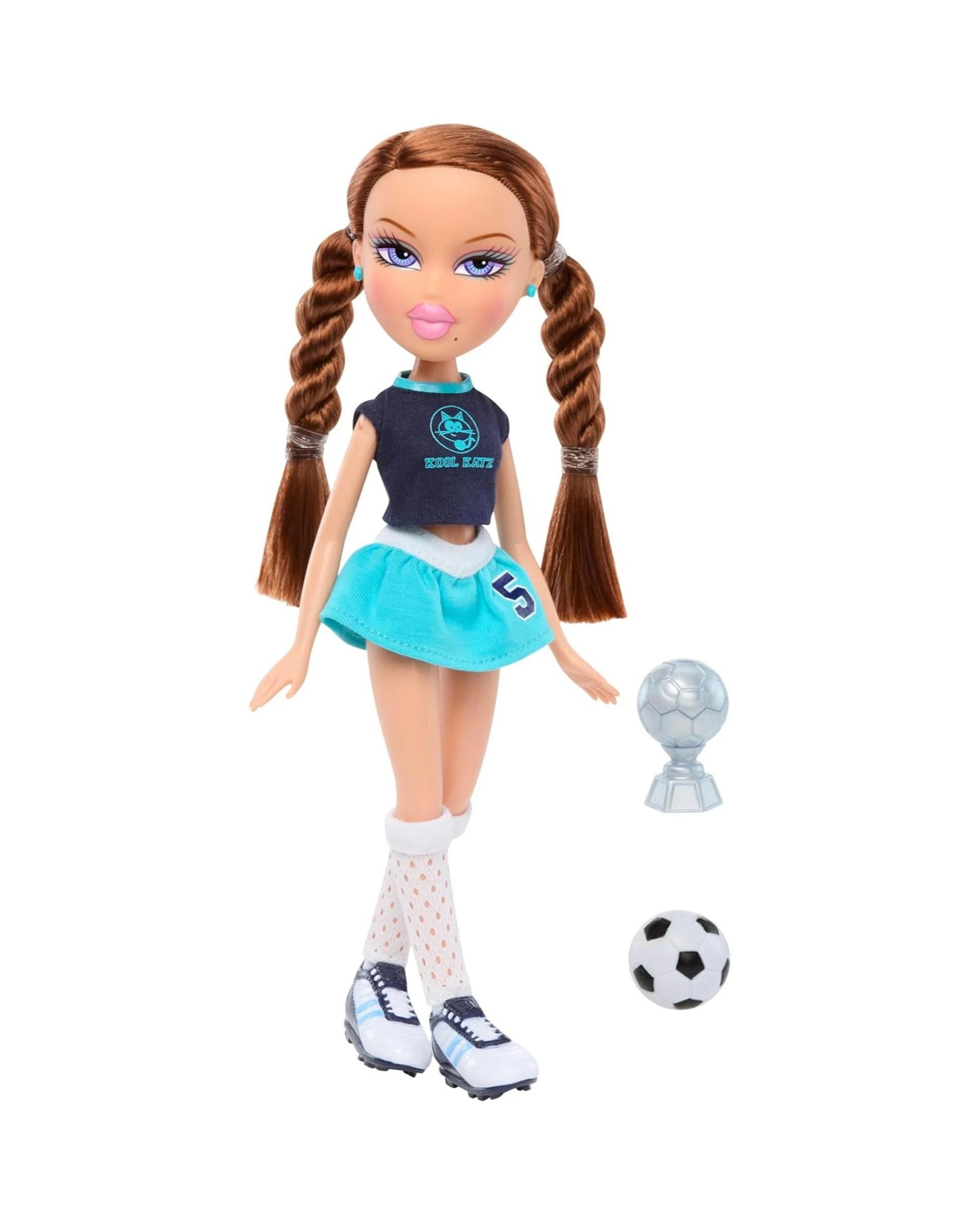 2 MGA Entertainment UK Ltd Bratz Play Sportz Roxxi Slammin' Soccer Doll, 2 of 5