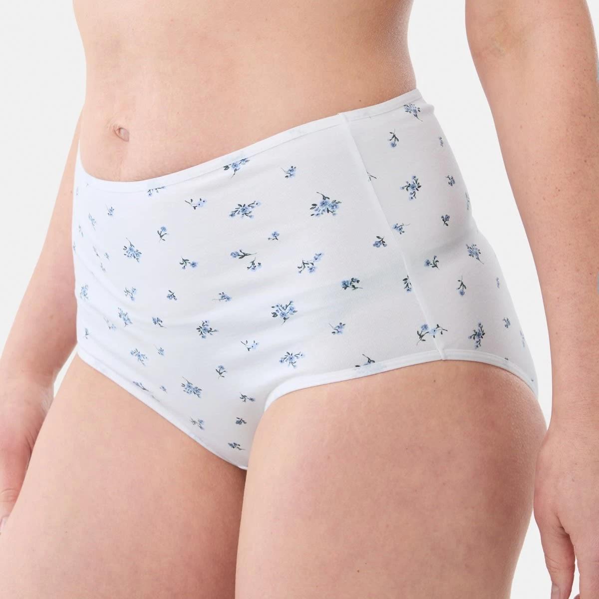 7 5 Pack Cotton Stretch Full Briefs Navy Spot, 7 of 9