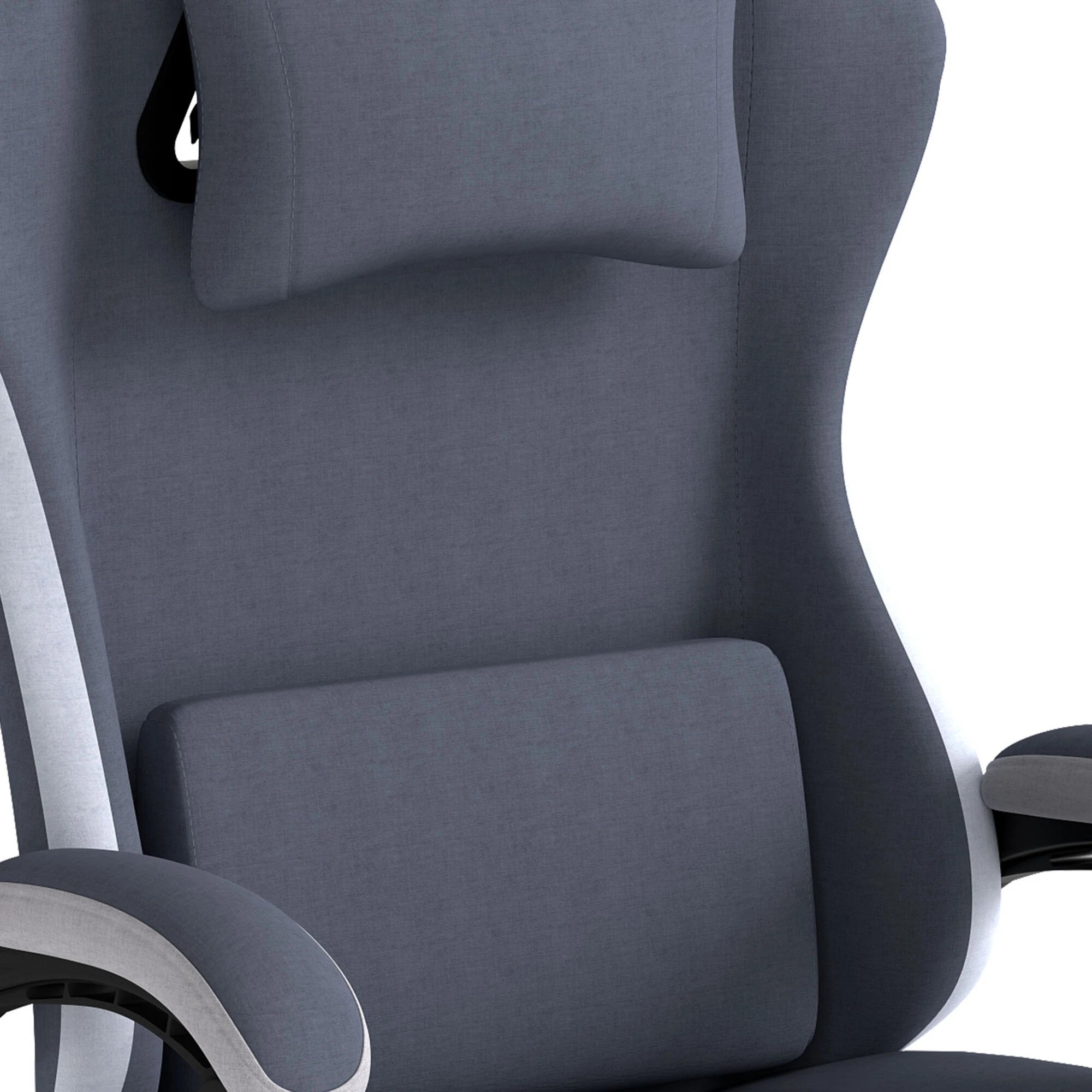 6 Levede Ergonomic Office Chair  PU Leather - Grey, 6 of 9