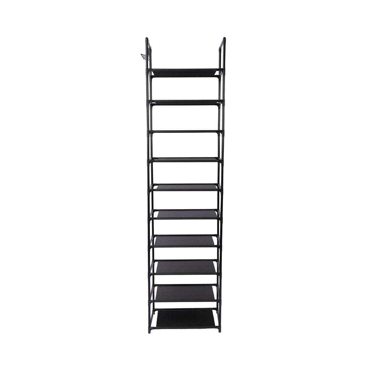 4 Ausway 10 Tier Shoe Rack Cabinet Storage Shelves Stackable, 4 of 7