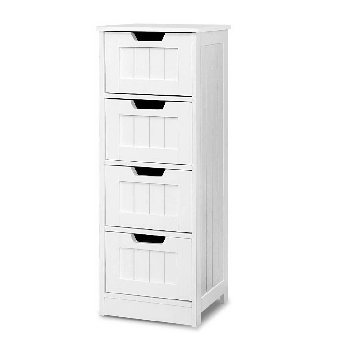 3 Artiss 4 Chest of Drawers Bedroom Storage Tallboy Cabinet Clothes Organizer Smooth Runners Easy Assembly - White, 3 of 8