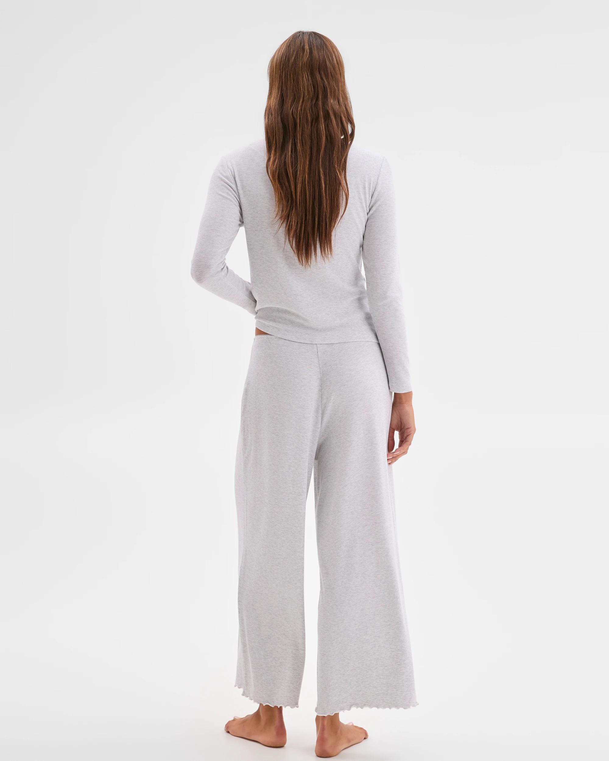 5 Lily Loves Modal Rib Sleep Pants GREY, 5 of 6