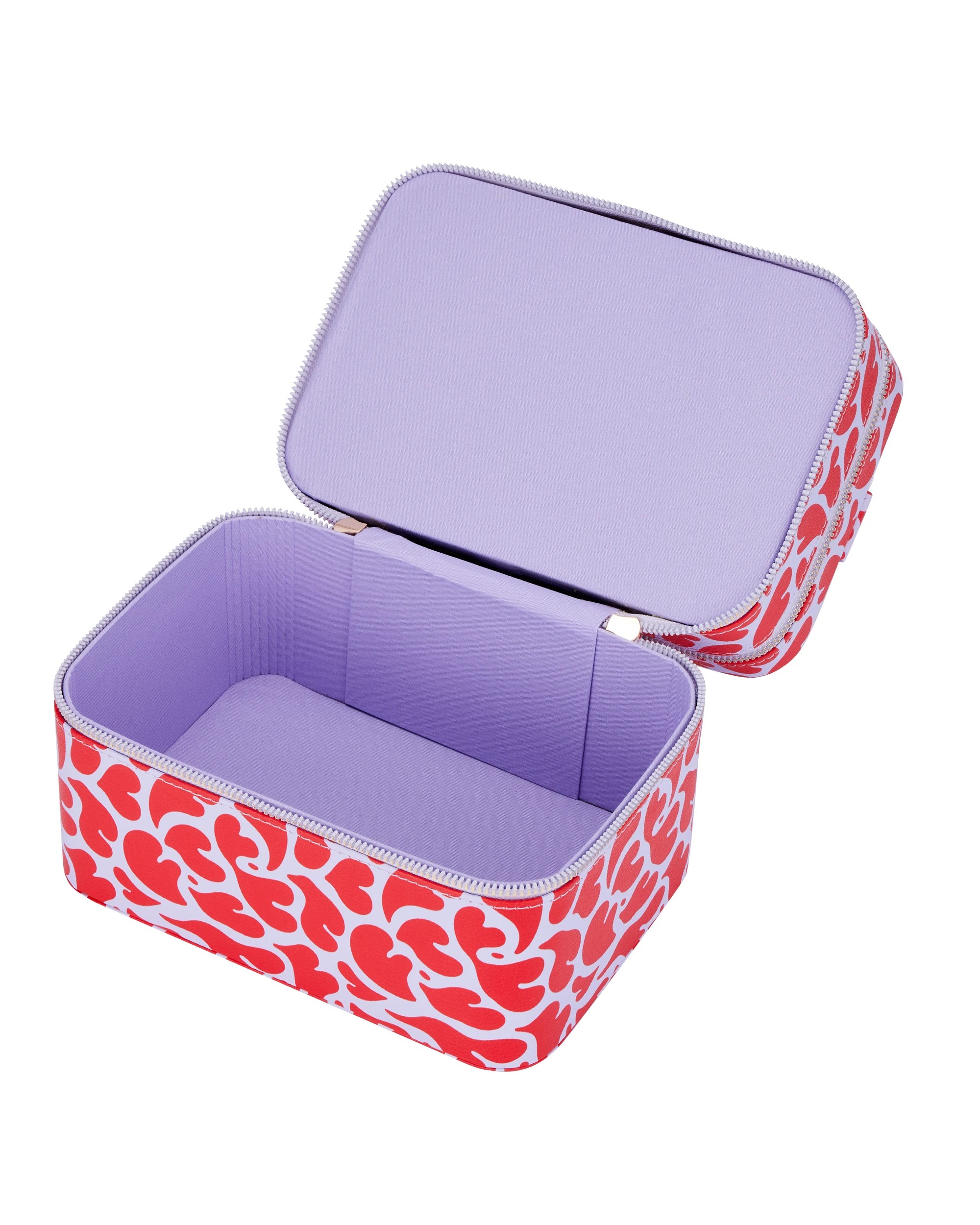 4 OXX Cosmetics Double Tier Hard Makeup Organiser Case, 4 of 8