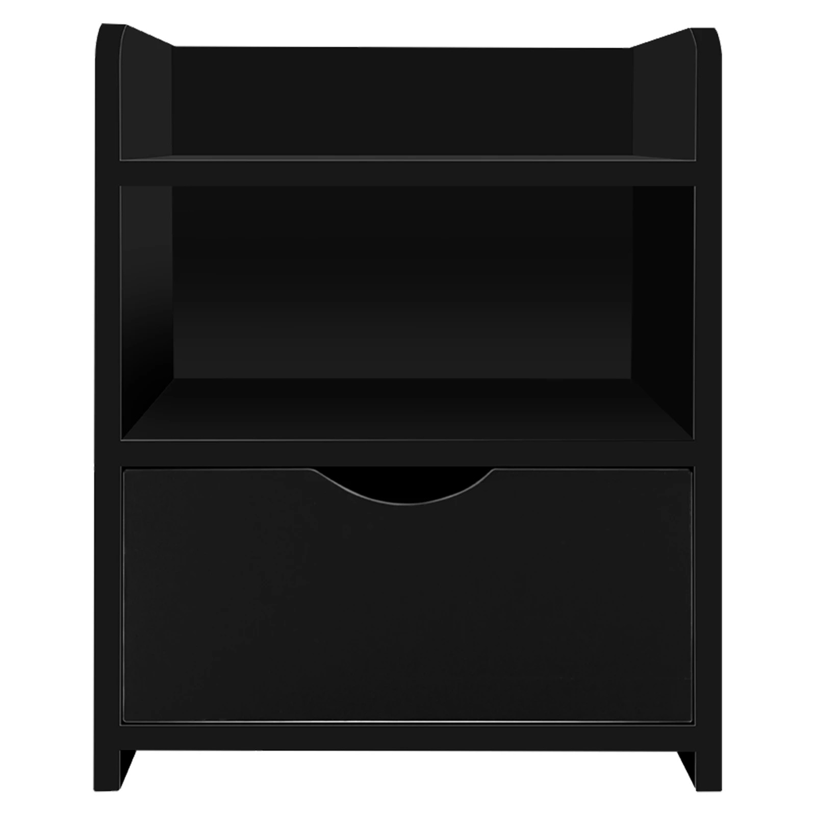 2 Alfordson Bedside Table Nightstand Storage Cabinet Side End Drawers - Black, 2 of 10