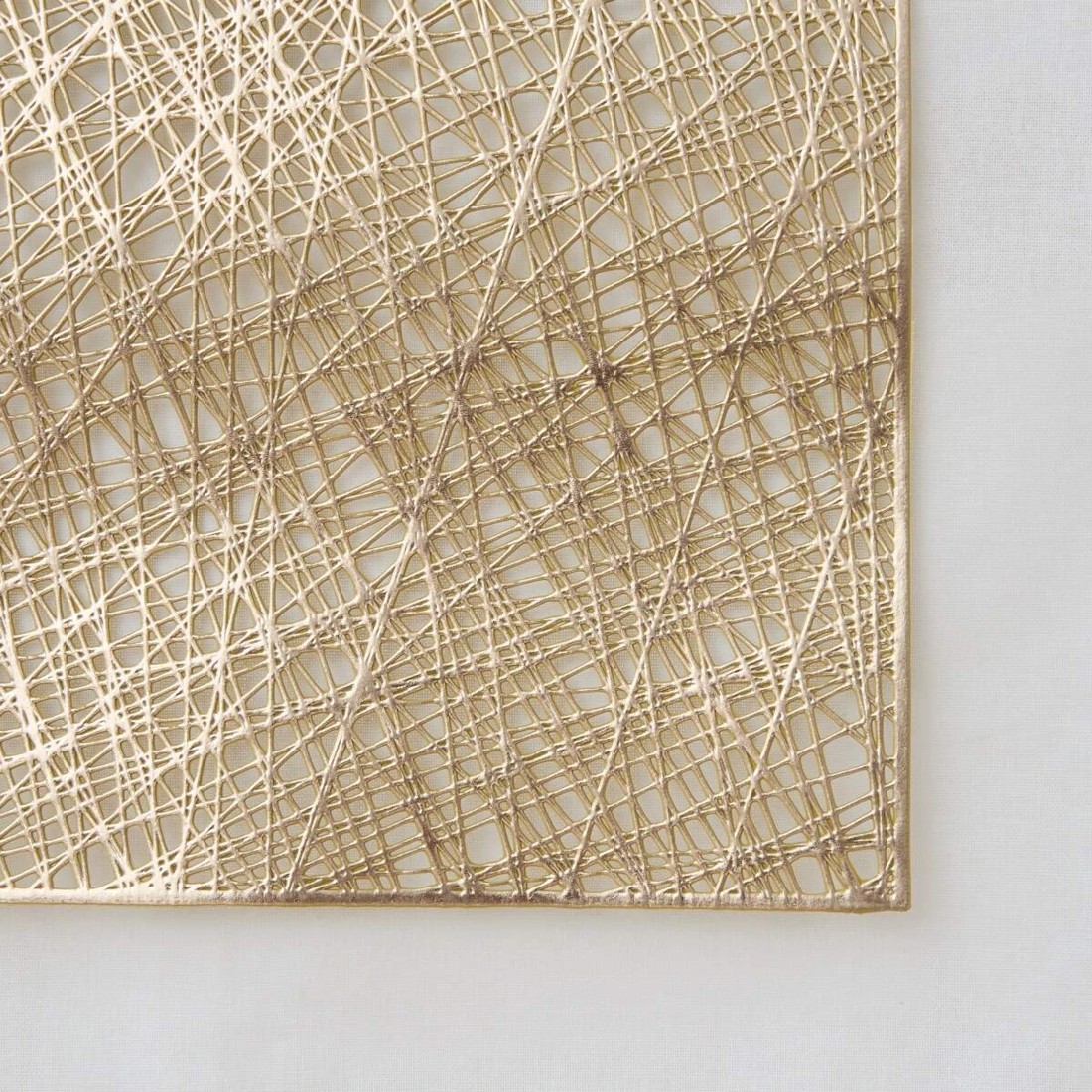 4 Gold Look Scribble Table Runner, 4 of 5