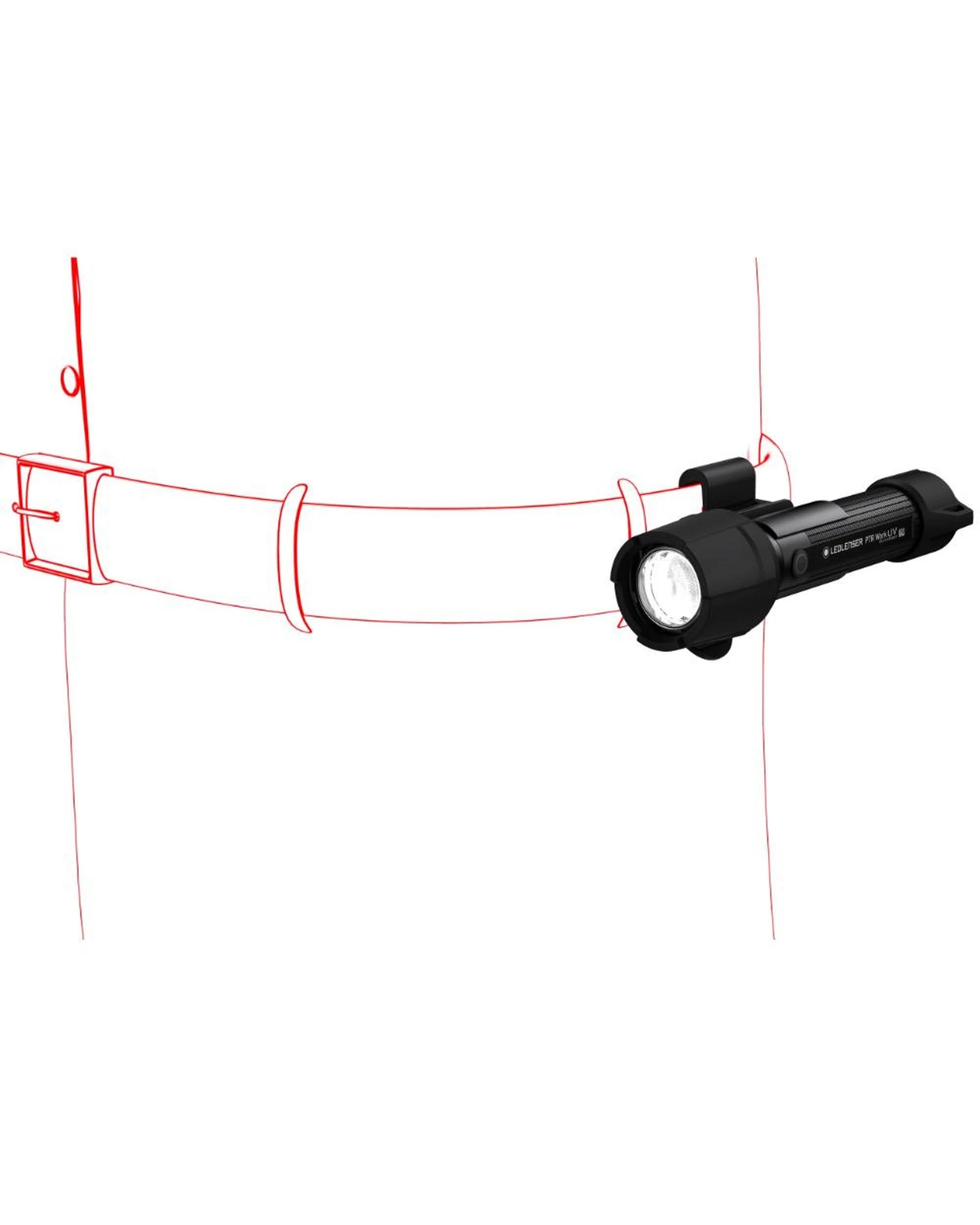 4 Ledlenser P7R Work UV Rechargeable 1200 Lumen Focusable Torch Flashlight, 4 of 4