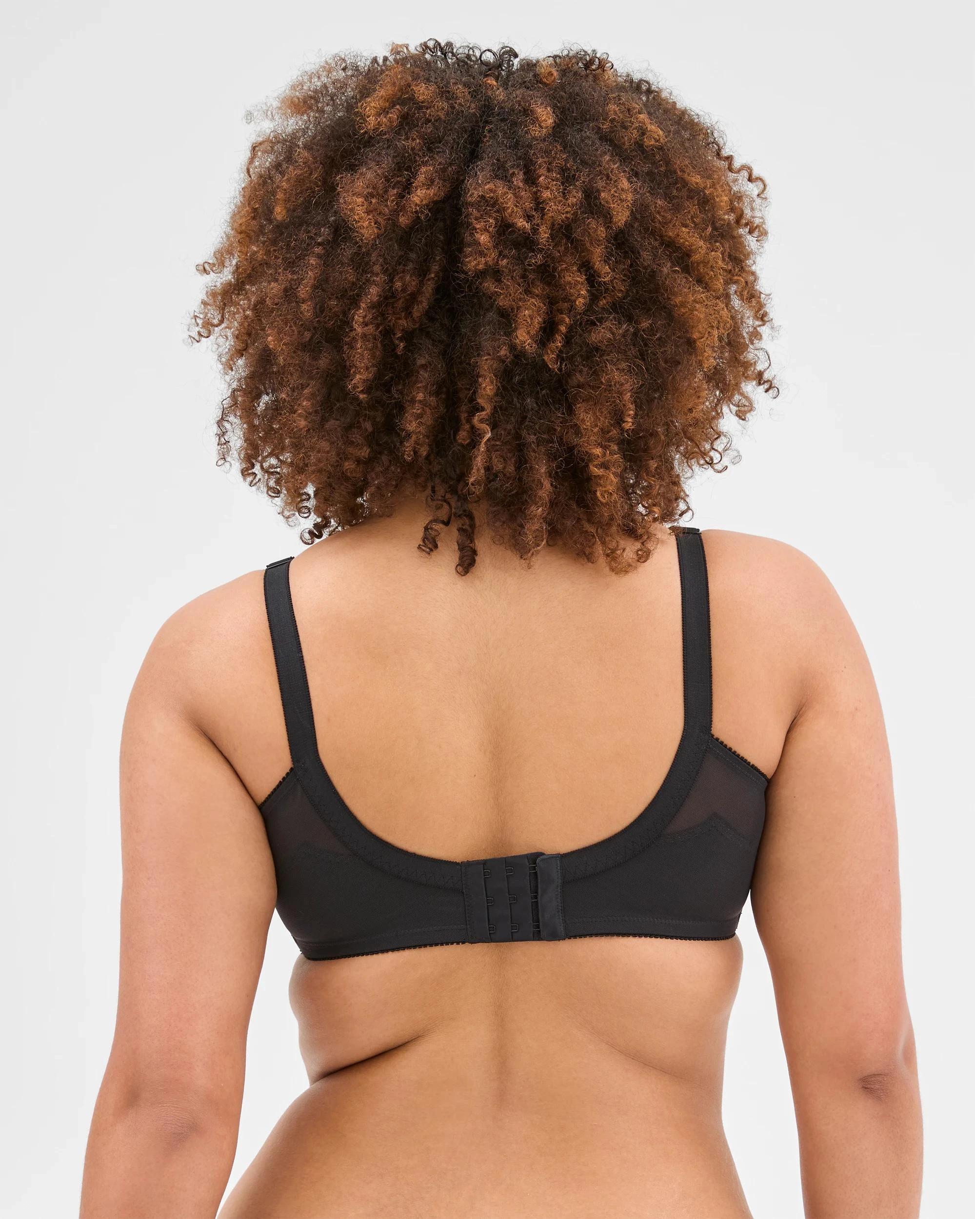 5 Target Plus Size Firm Support Wirefree Bra BLACK, 5 of 5