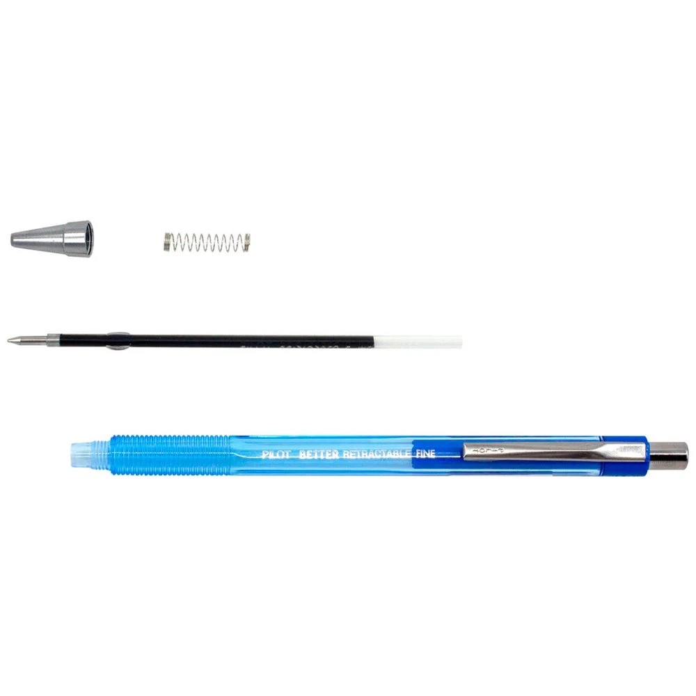 4 PILOT BP-145 Retractable Ballpoint Pen Fine 0.7mm Blue 4 Pk, 4 of 8