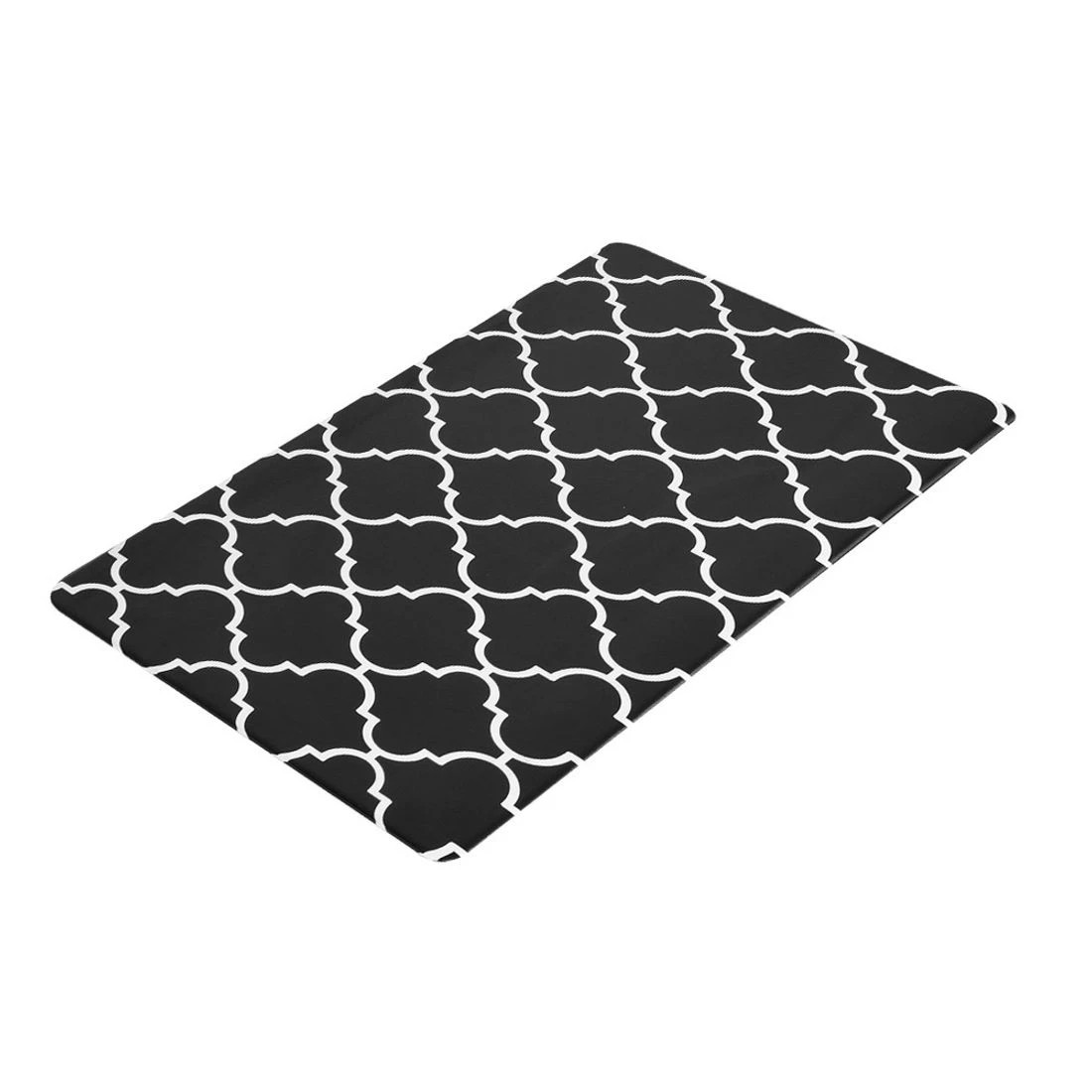 1 Artiss Kitchen Mat 45x75cm PVC Floor Rug Carpet - Black, 1 of 7