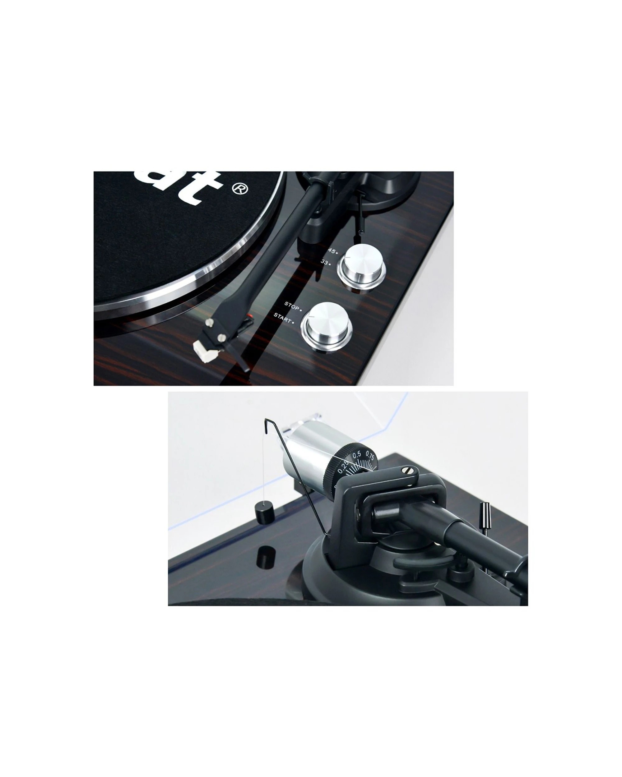 Mbeat PT 18K Bluetooth Turntable Player Full Sized - Black - Kmart
