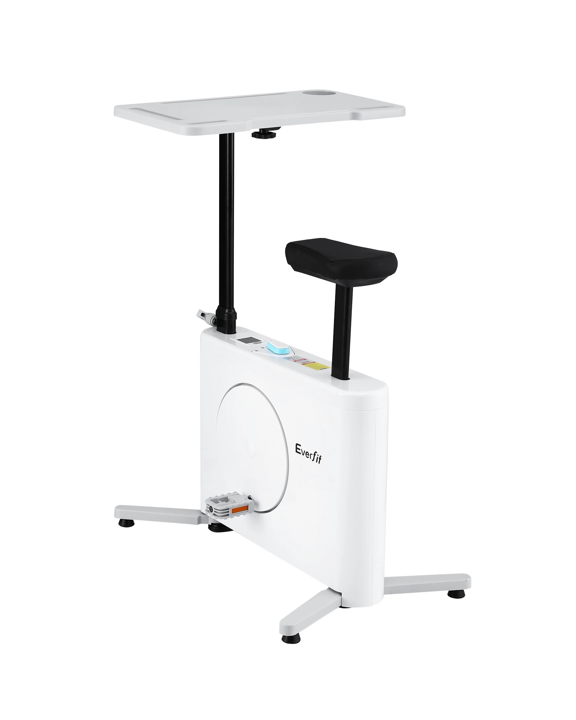 4 Everfit Exercise Bike Magnetic Desk Bike with Tabletop Fitness Home Workout - White, 4 of 5
