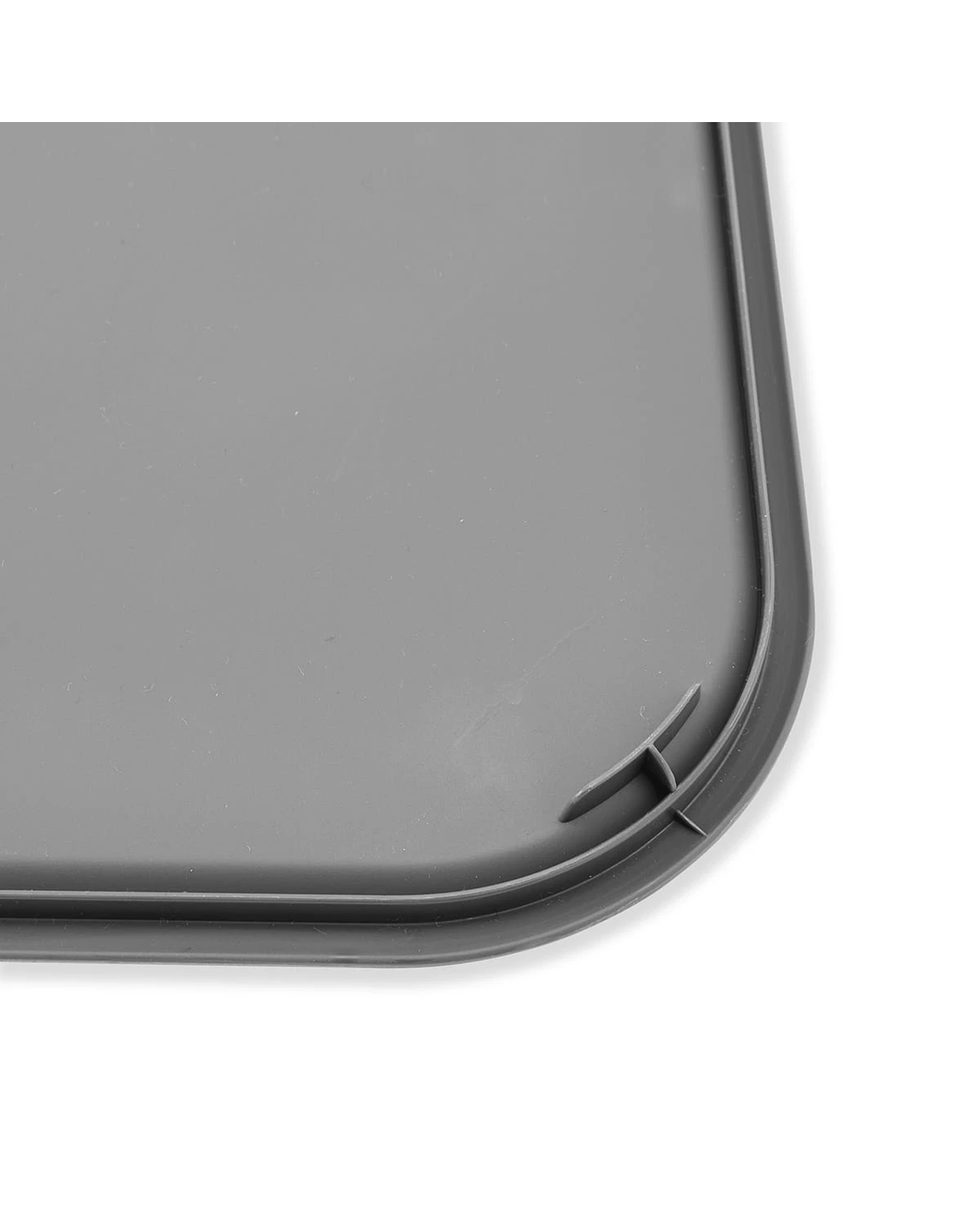 9 18L Rectangle Trellis Basket with Lid - Charcoal, 9 of 9