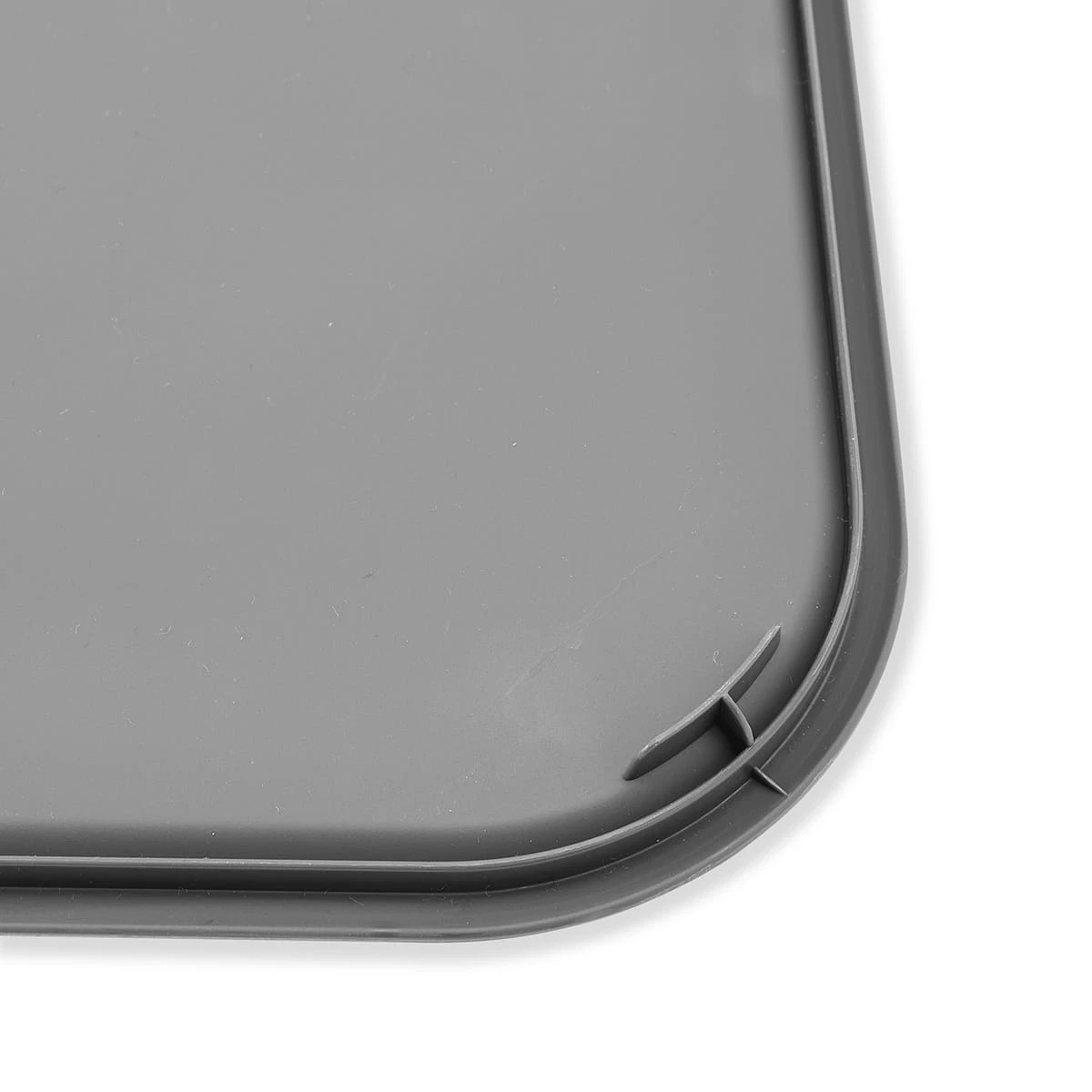 9 18L Rectangle Trellis Basket with Lid - Charcoal, 9 of 9