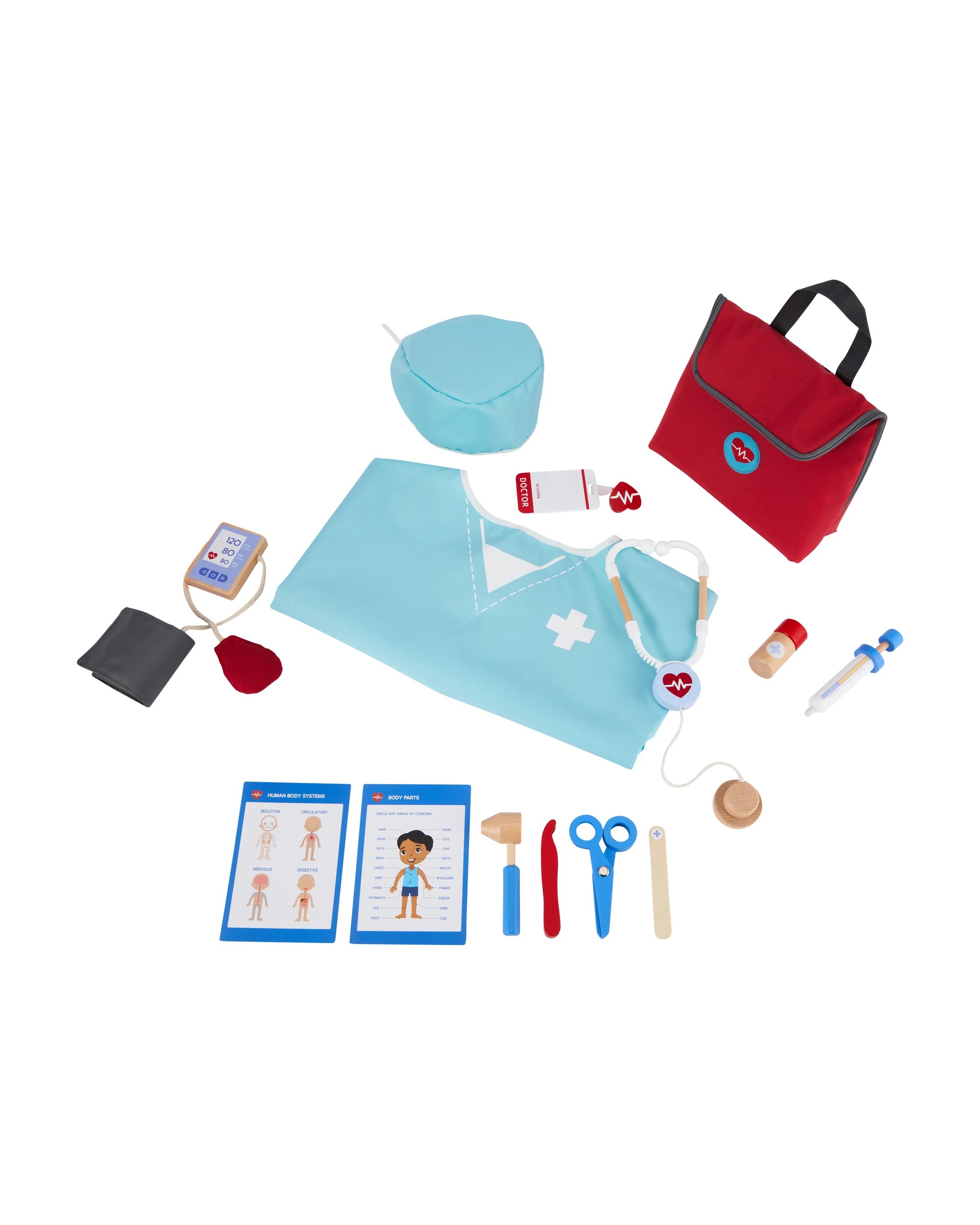 1 14 Piece Wooden Doctor Set, 1 of 4