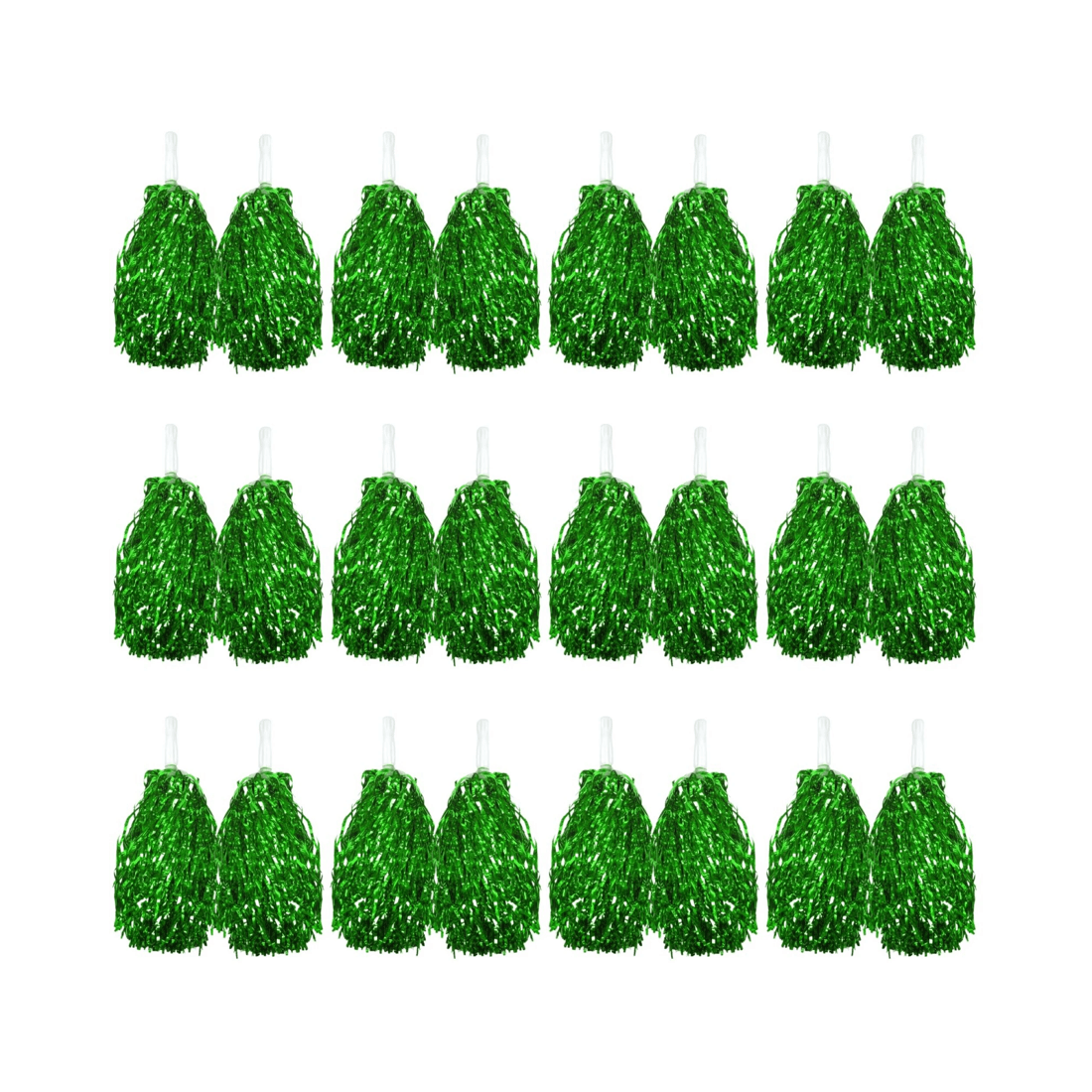 1 BR Costumes Cheerleading Pom Poms with Easy-Grip Handles - Set of 12, 1 of 3