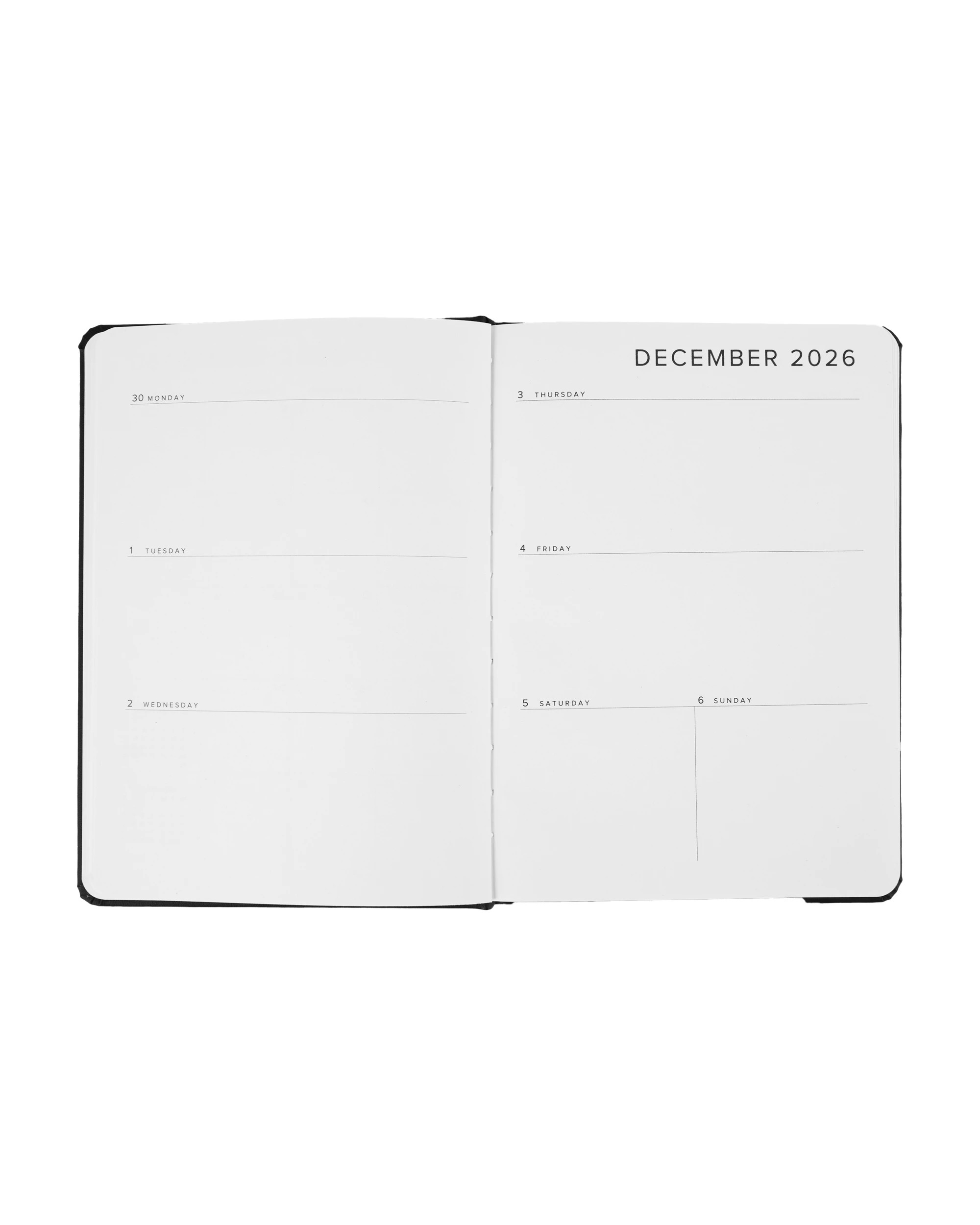 6 26/27 A5 Diary - Black, 6 of 8