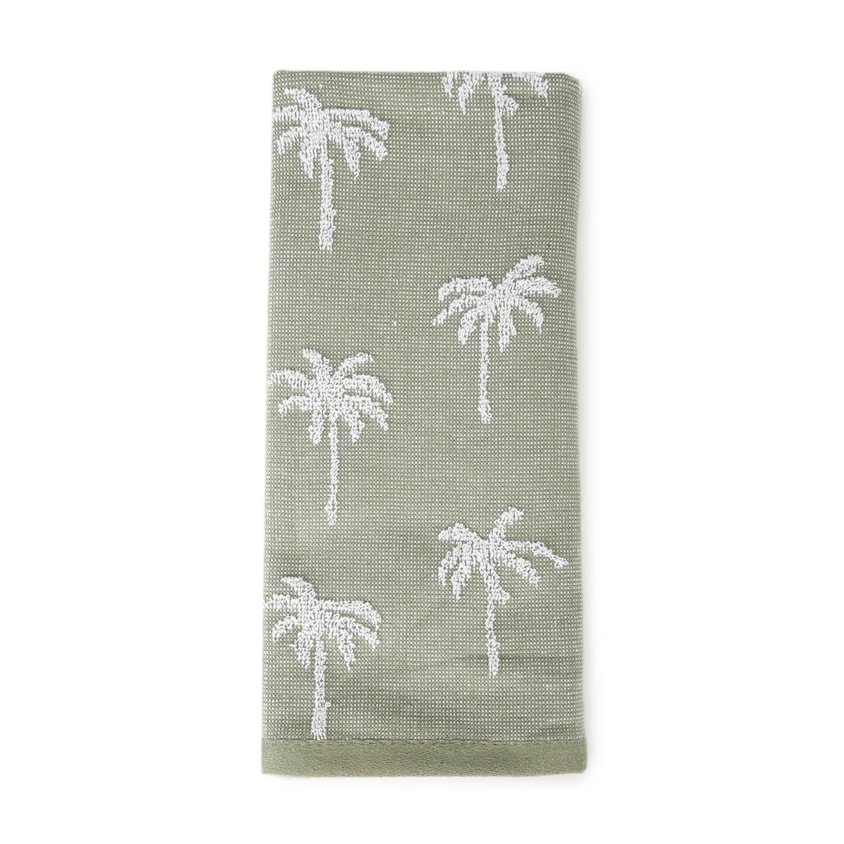 3 3 Pack Green Palm Tea Towels, 3 of 6