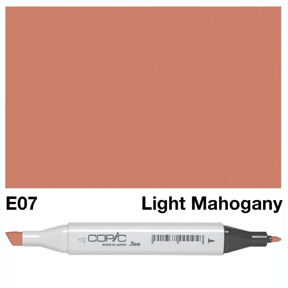 3 Copic Classic Original Dual Nib Marker E07 Light Mahogany, 3 of 3