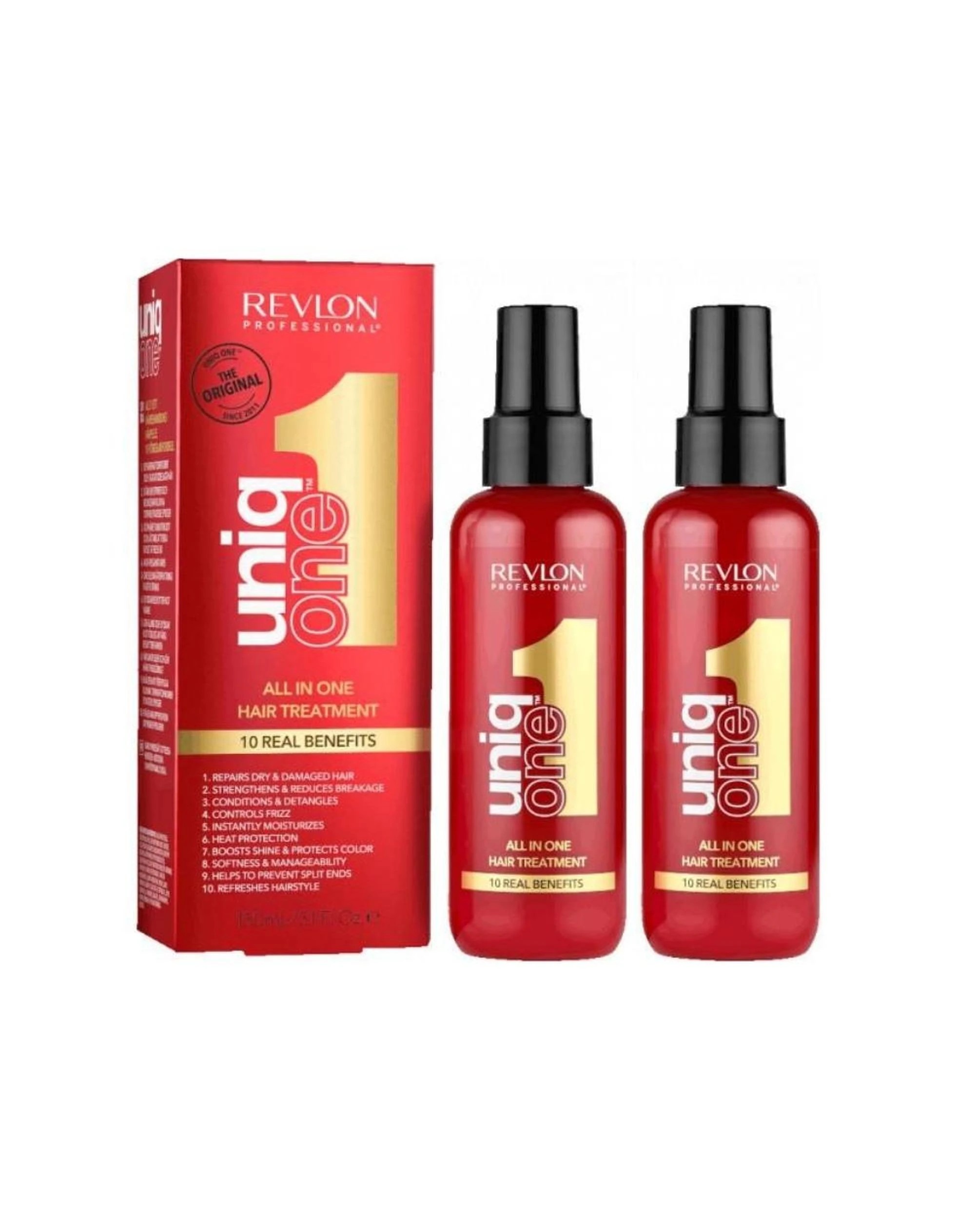1 2 x Revlon Professional Uniq One All in One Hair Treatment 150mL, 1 of 1