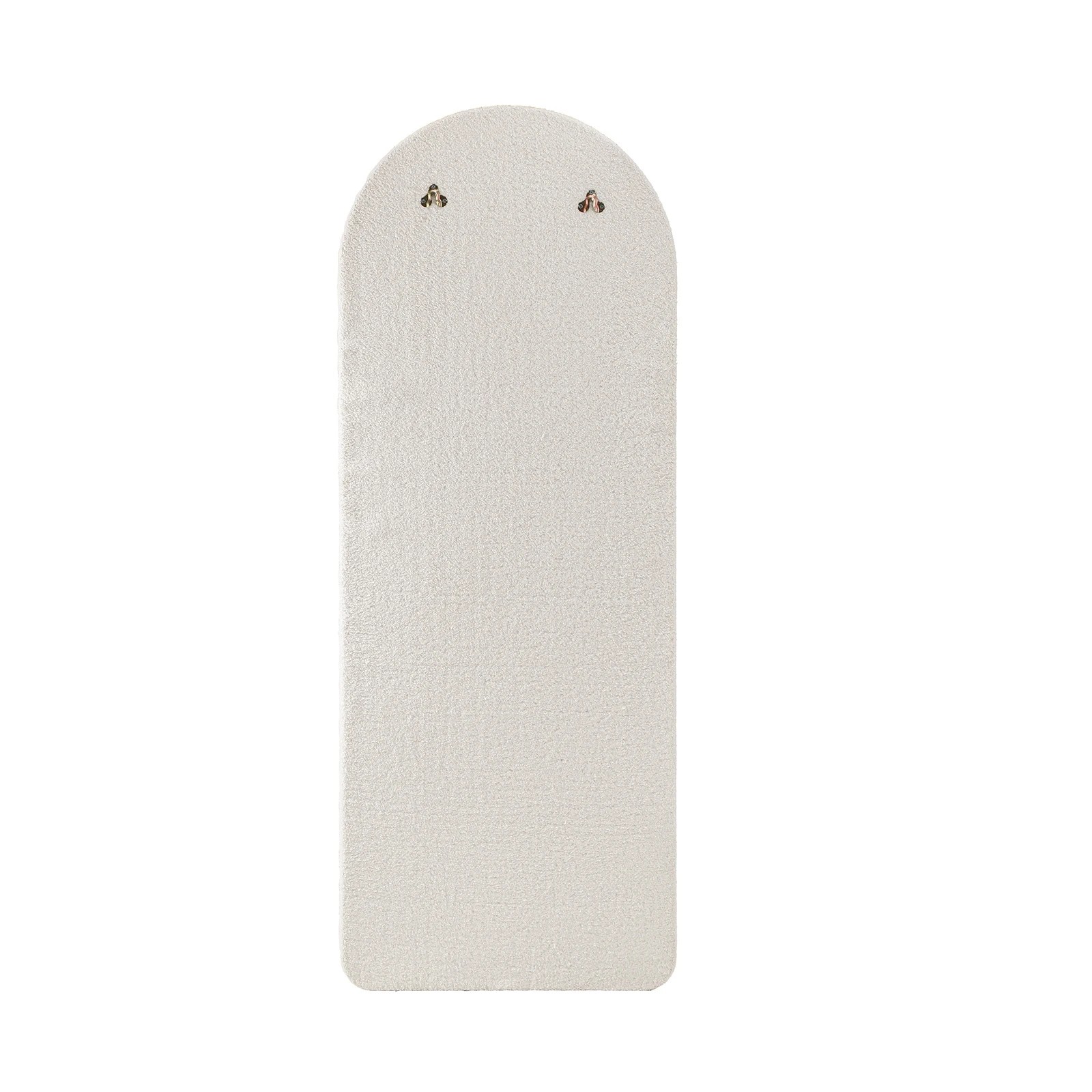 8 Oikiture 1.6m Full Length Mirror Boucle Frame Floor Mirrors Dressing Bedroom
 - White, 8 of 9