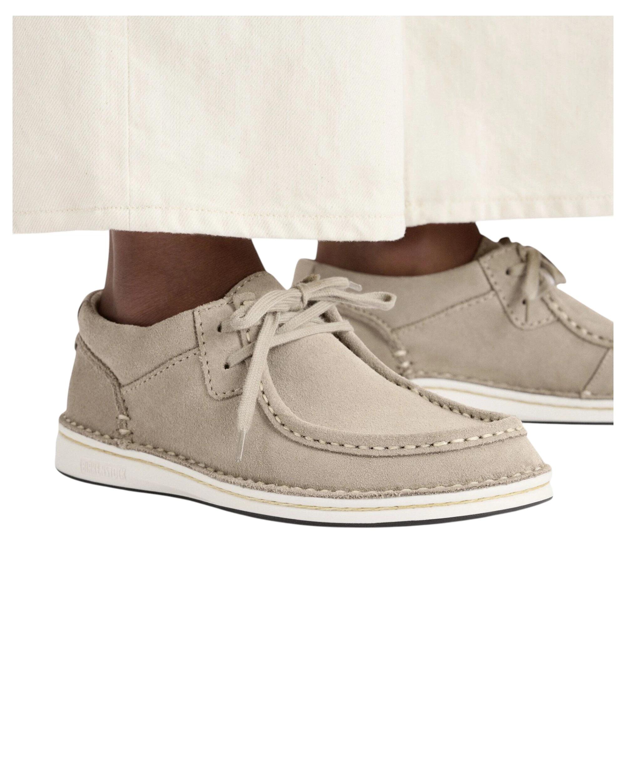 5 Birkenstock Mens Pasadena Suede Leather Casual Sneaker TAUPE, 5 of 8