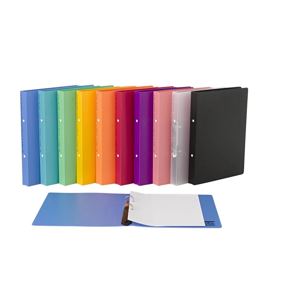 6 Aqua Drops Binder A4 2 O-Ring 18mm Twist White, 6 of 6