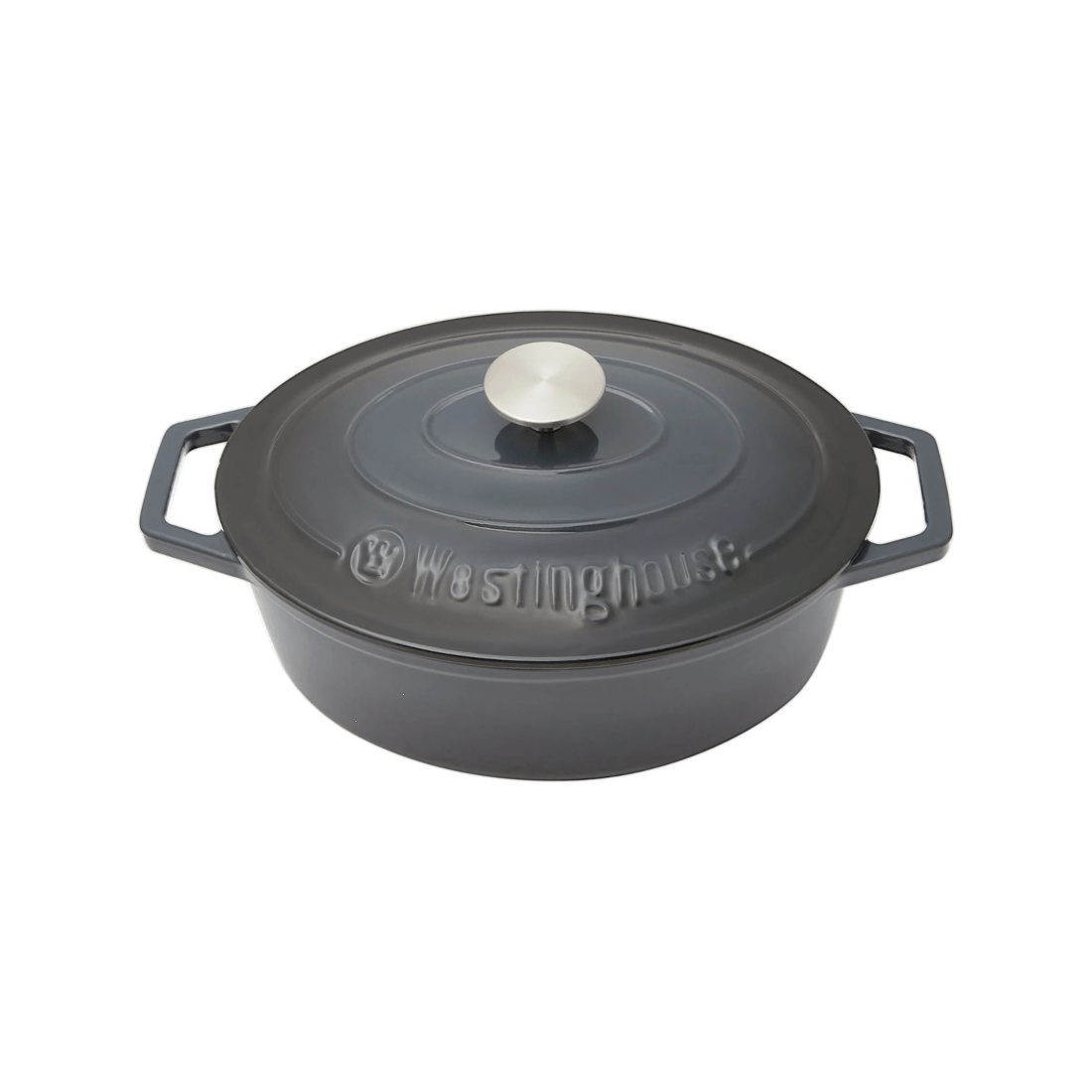 5 Westinghouse 5L Oval Cast Iron Casserole Pot, 5 of 6