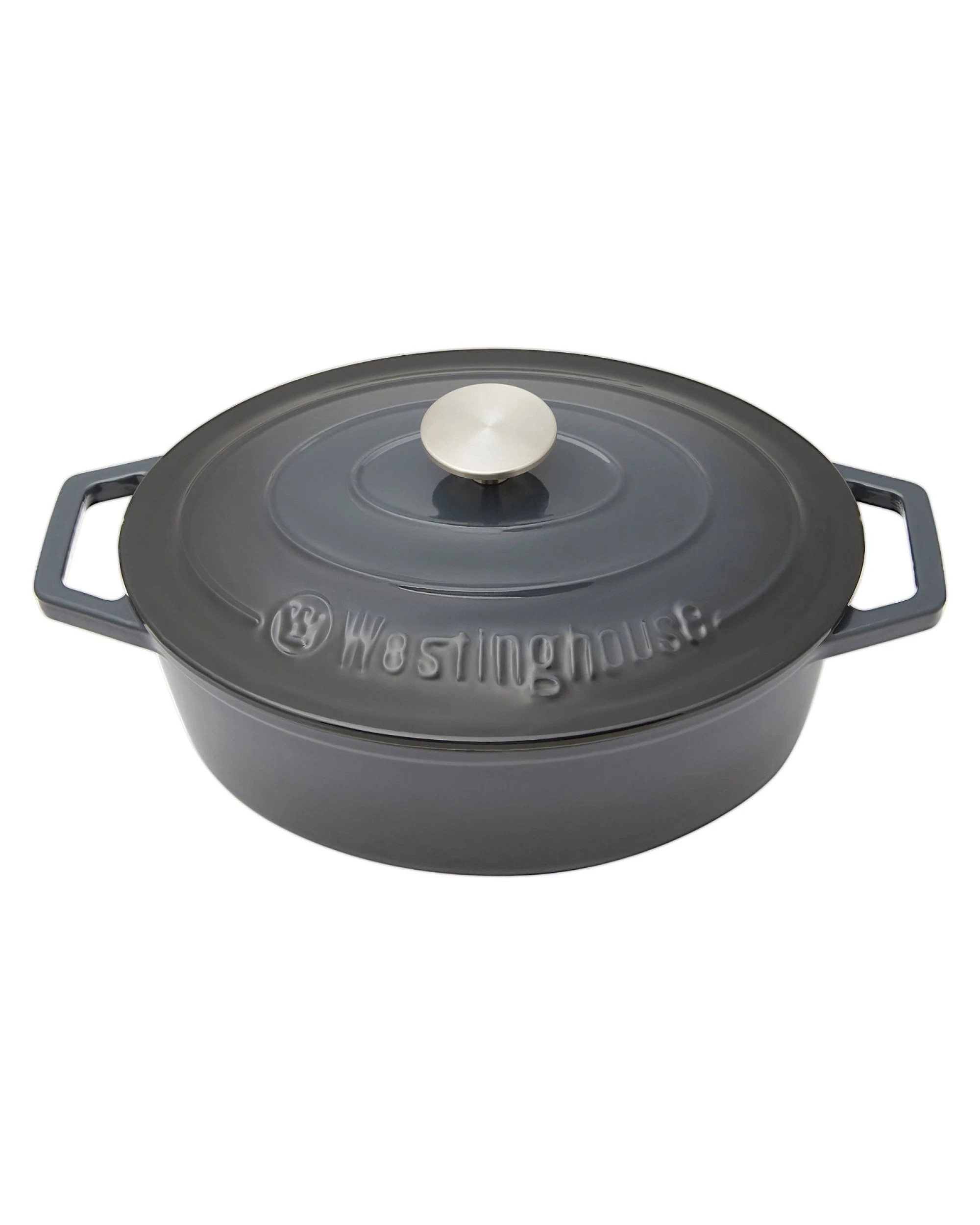 5 Westinghouse 5L Oval Cast Iron Casserole Pot, 5 of 6