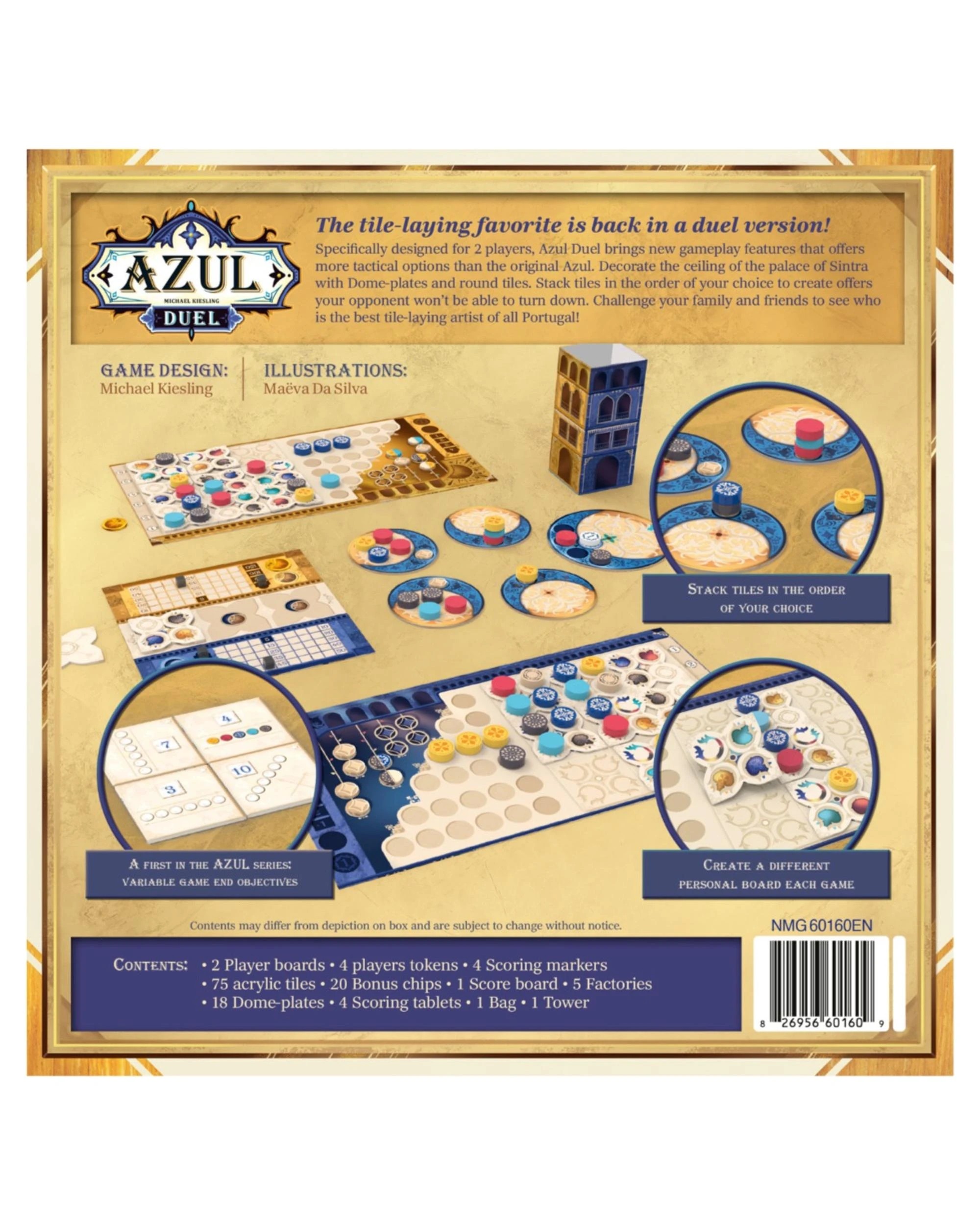6 Azul Duel Board Game, 6 of 6