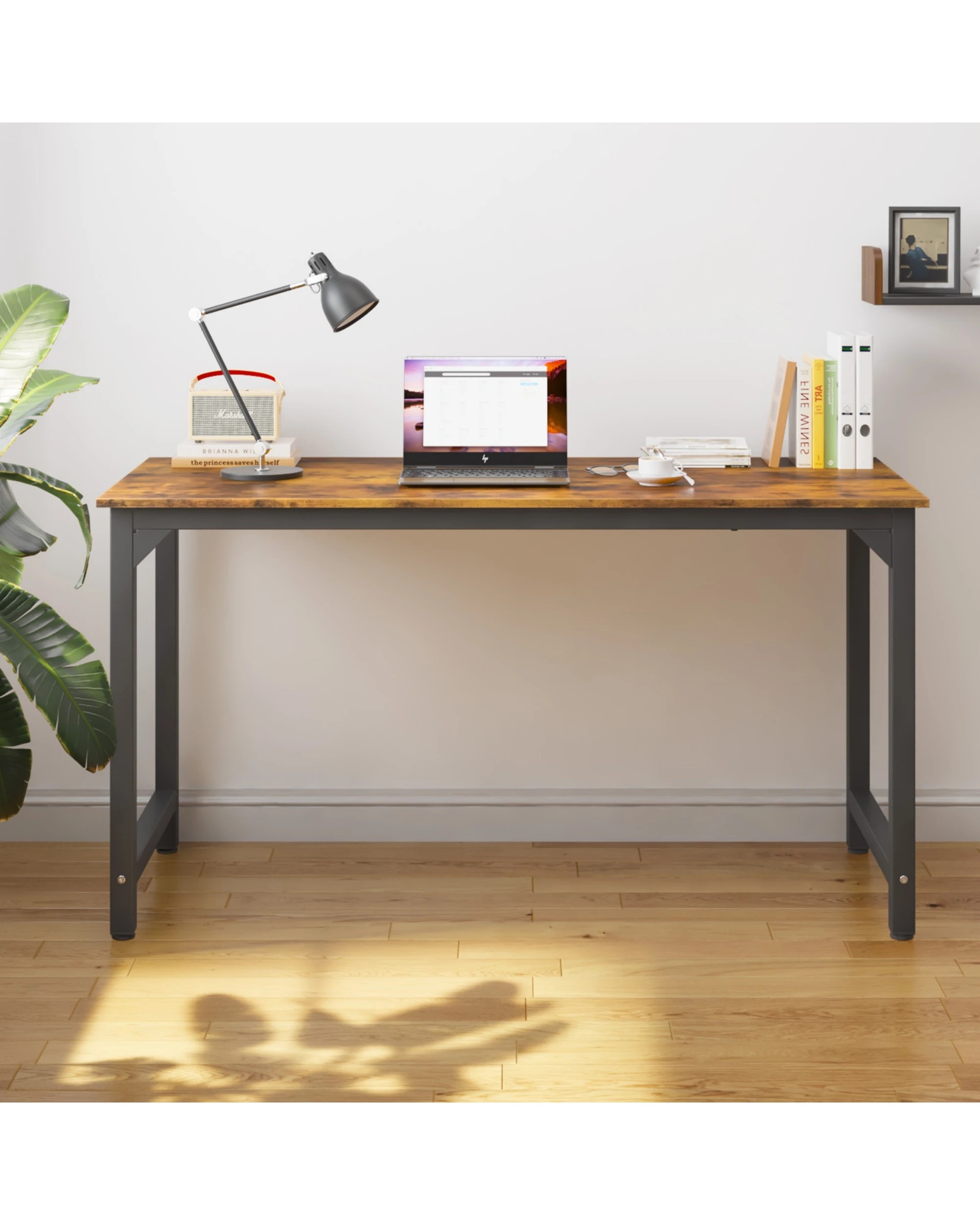 6 Advwin Computer Desk Home Office Table Study Laptop Desks 120cm, 6 of 9