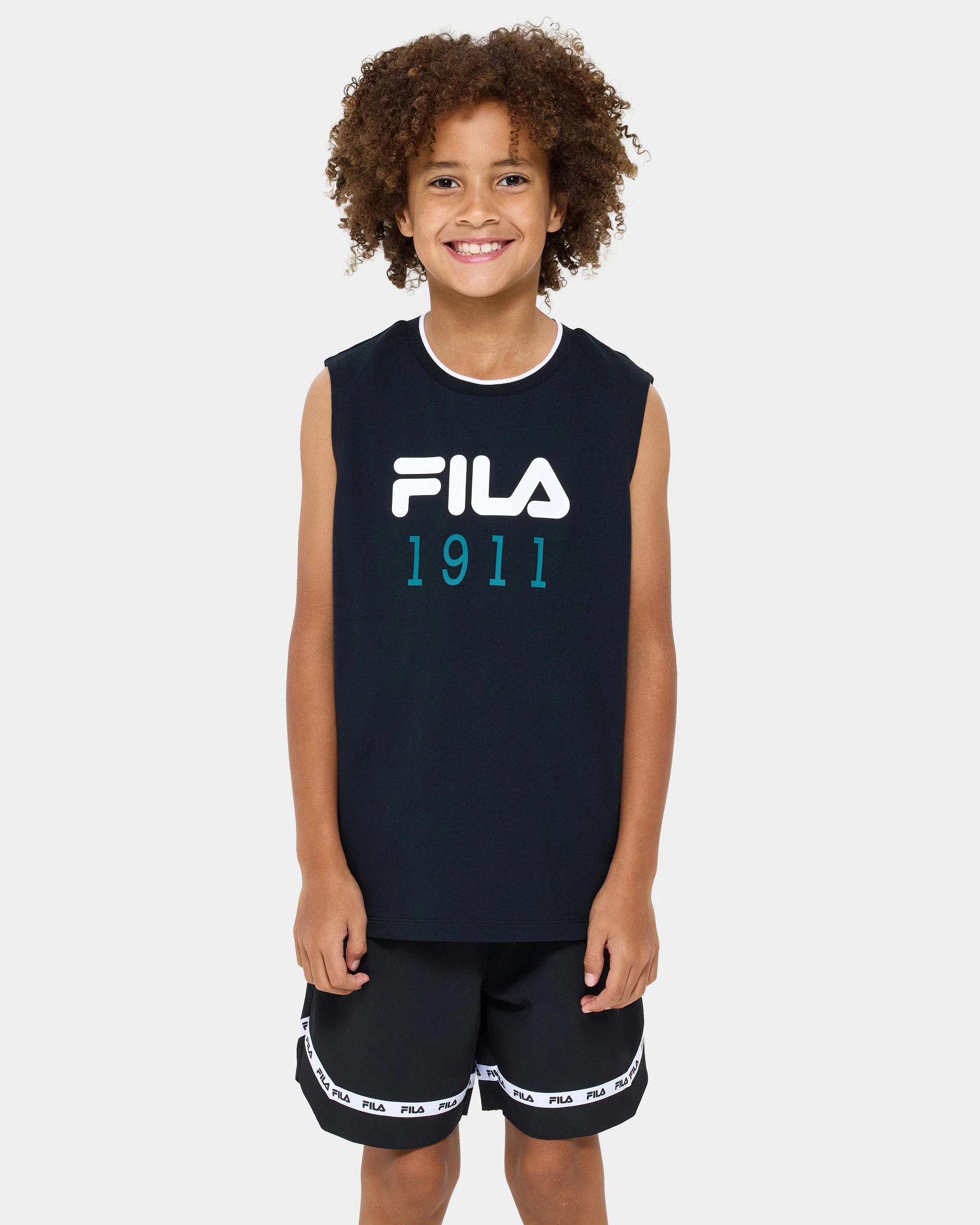1 Adam Sleeveless Tank - Fila BLACK, 1 of 6