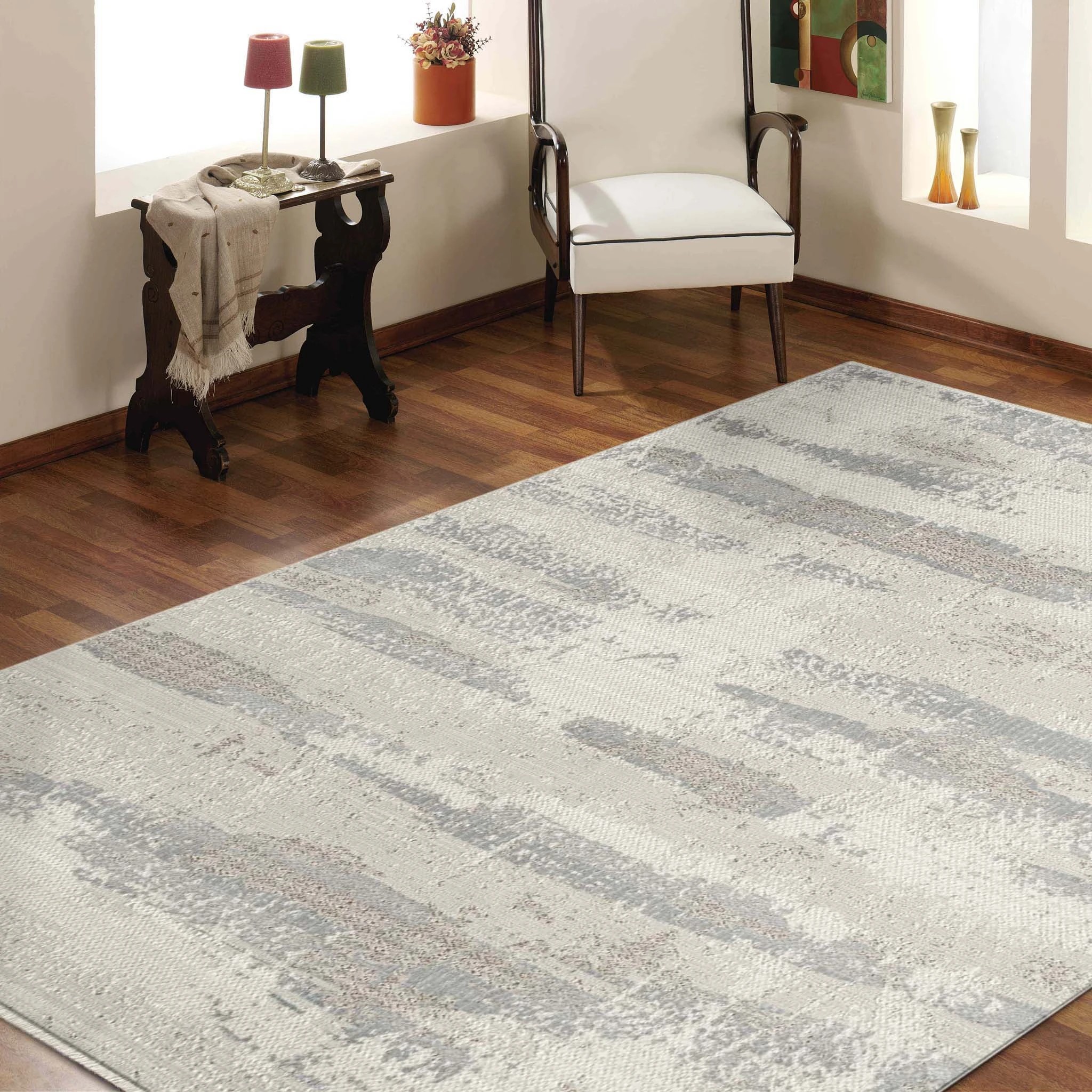 2 La Grace Home Camila Premium Rug - 160x230cm - Light-Grey, 2 of 10