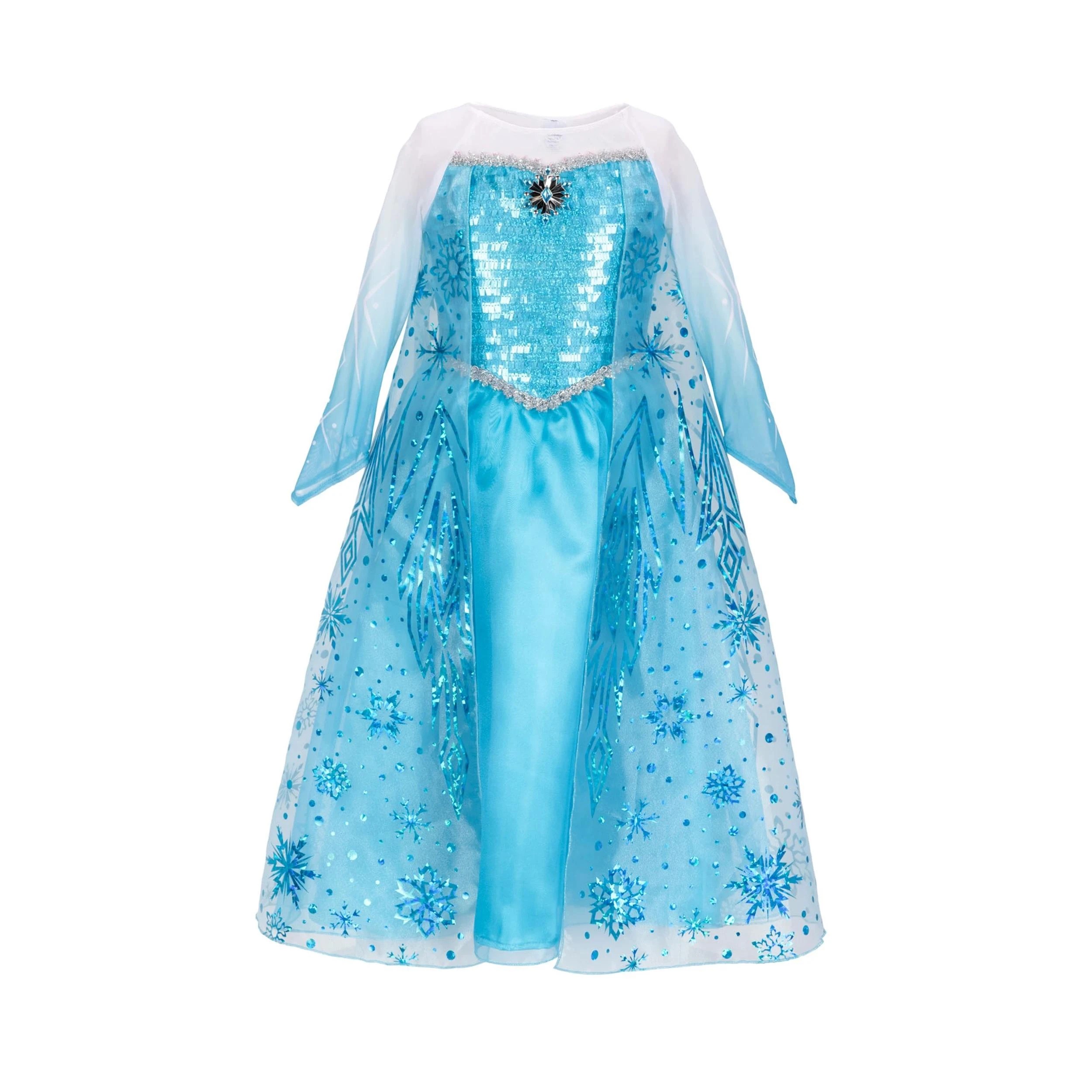 2 Disney Frozen Elsa Classic Kids Costume - Ages 4 - Blue, 2 of 3