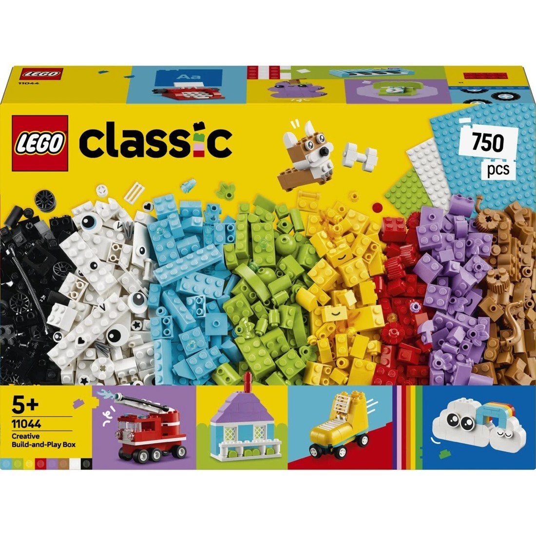 1 LEGO Classic Creative Build-and-Play Box 11044, 1 of 8