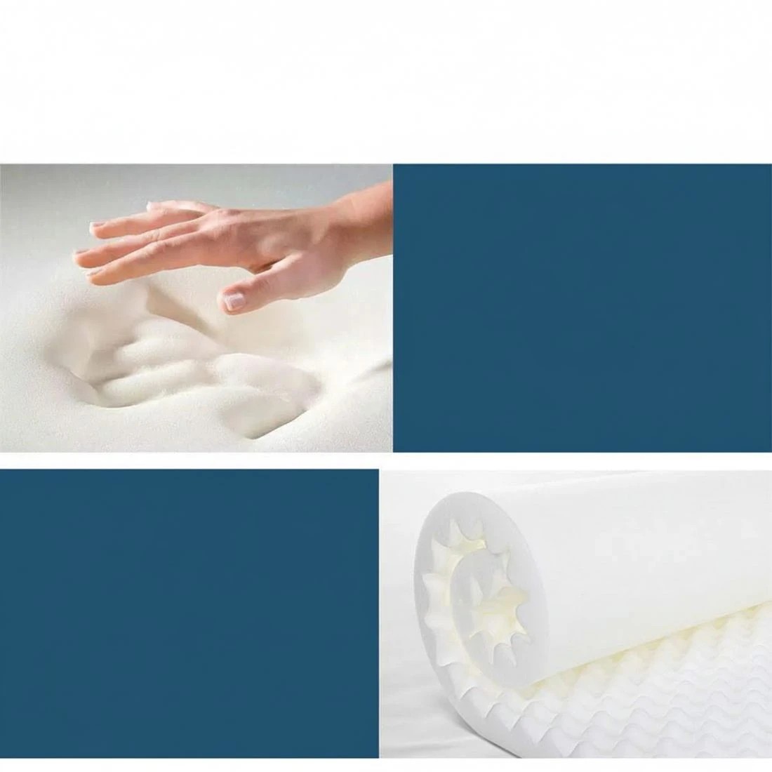 4 Giselle Bedding 28cm Mattress Super Firm King Single - King Single Bed - Multi, 4 of 7