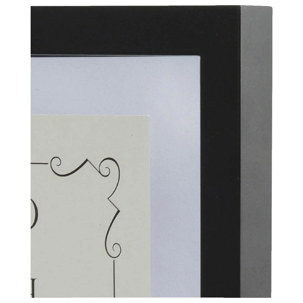 4 A4 Floating Certificate Frame Black, 4 of 4
